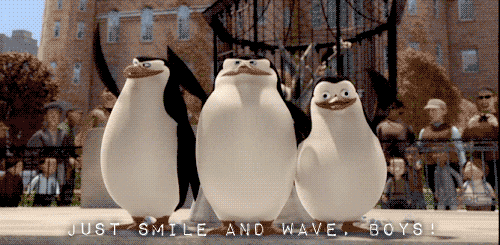 Ford Maverick I don't like being the center of attention Just Smile and Wave Boys Penguins