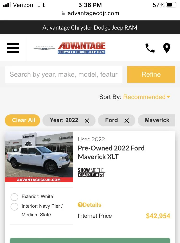 Ford Maverick Are you paying Added Dealer Markup (ADM) on your Maverick? 914F5734-5730-4A57-9C95-04C2D1E1F30C