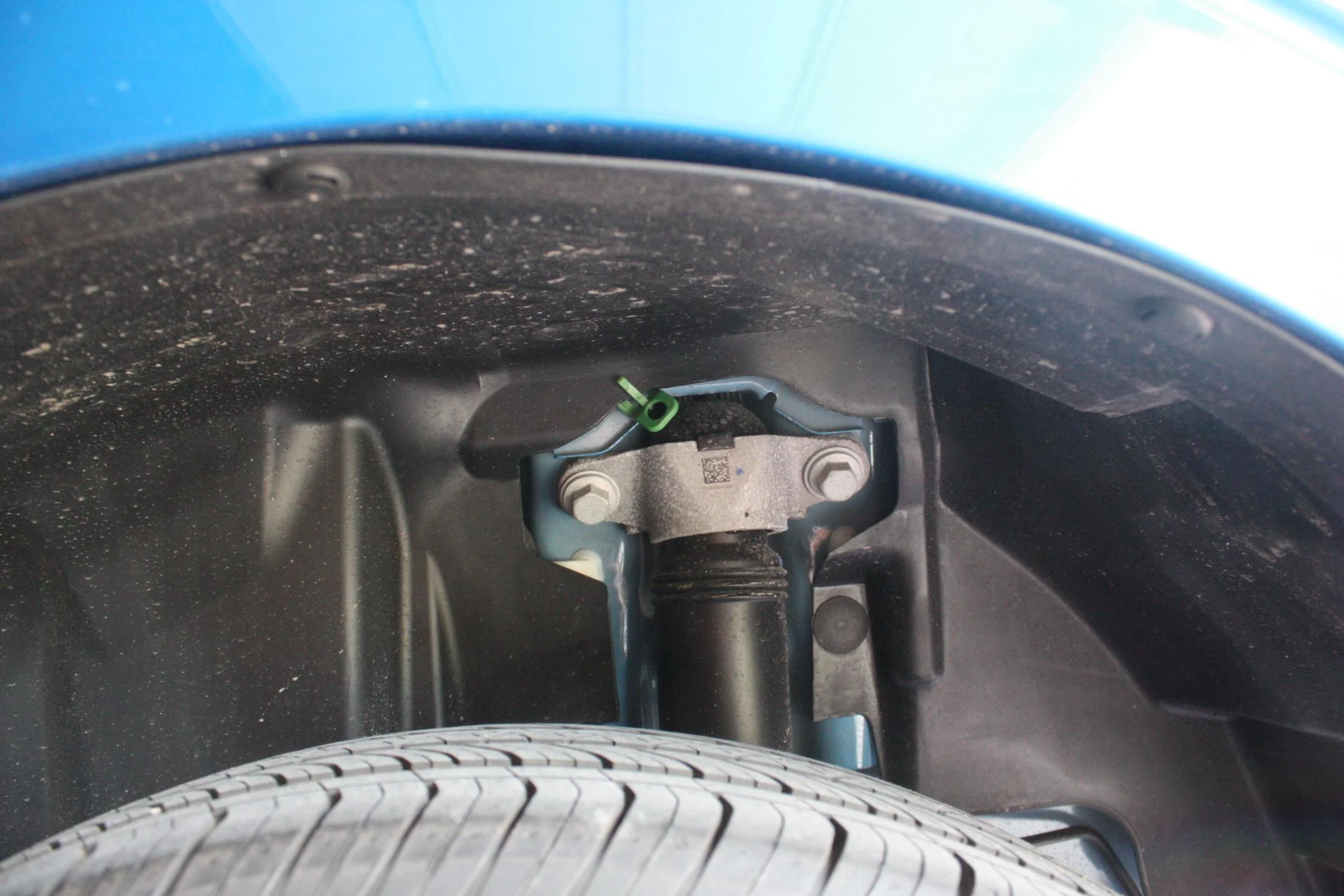 Ford Maverick Hybrid fuel door emergency release. IMG_2401