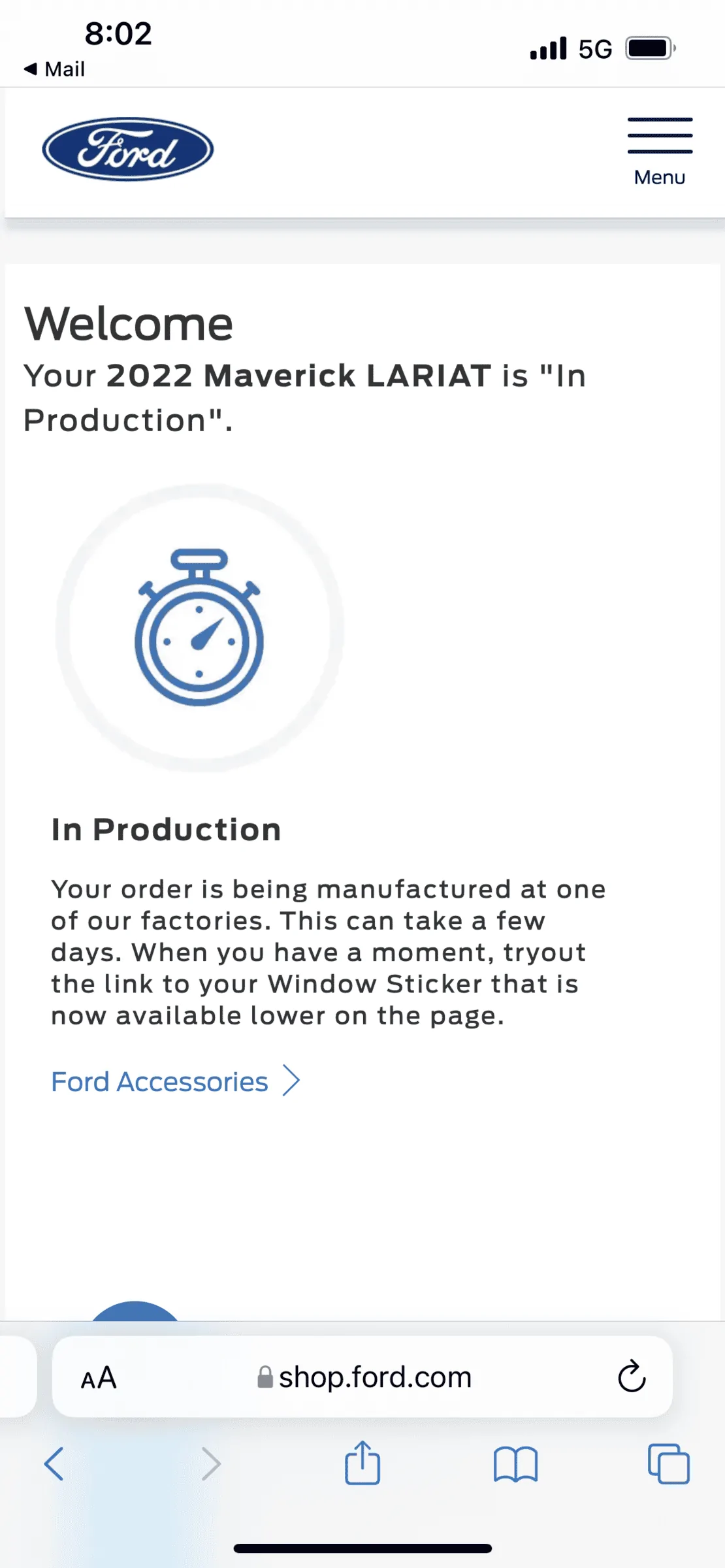 Ford Maverick I’m so excited! A77A88DC-1170-465F-B36F-EAE45979B02B