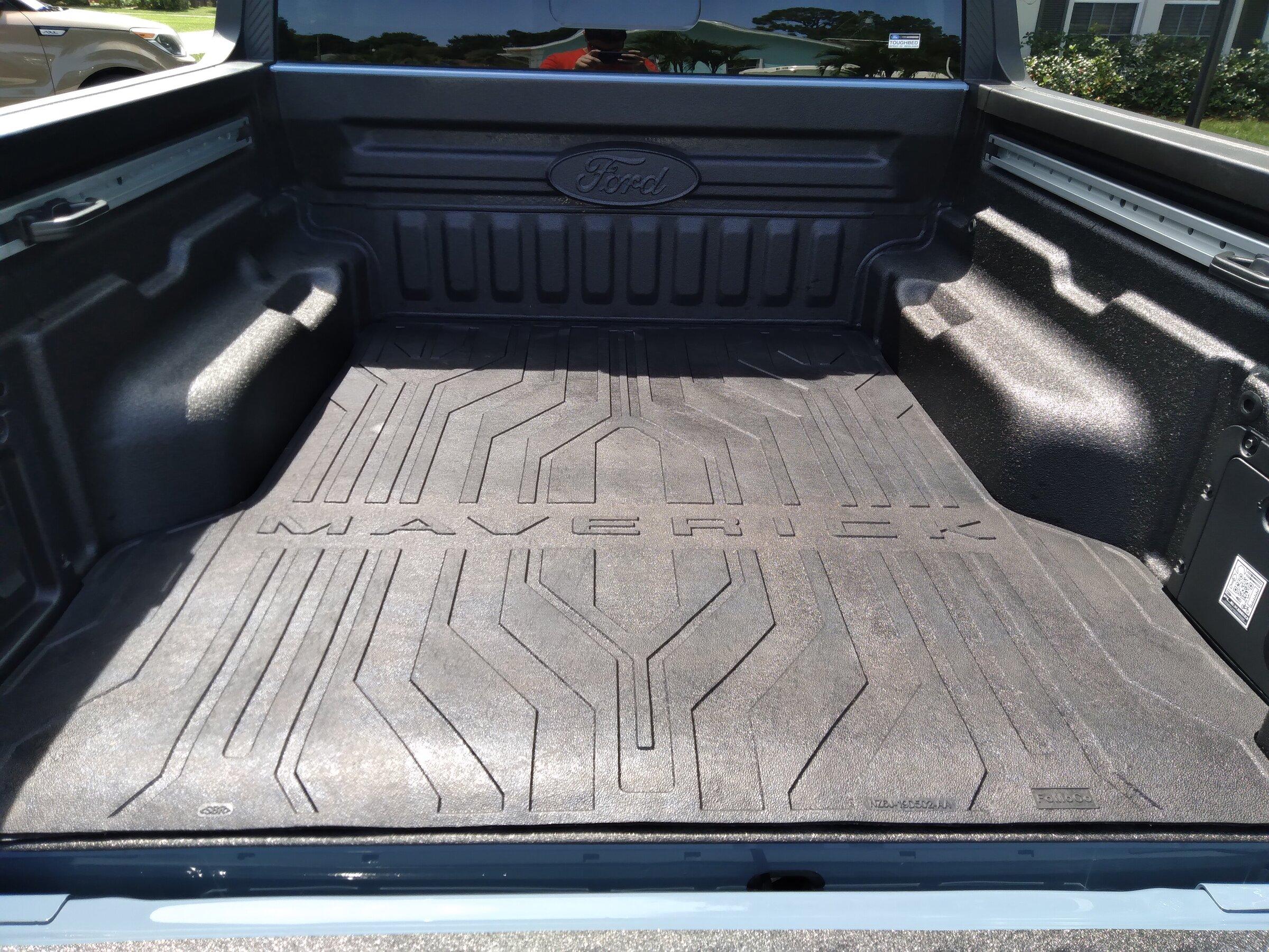 Ford Maverick New Bed Mat Installed 20220408_124019