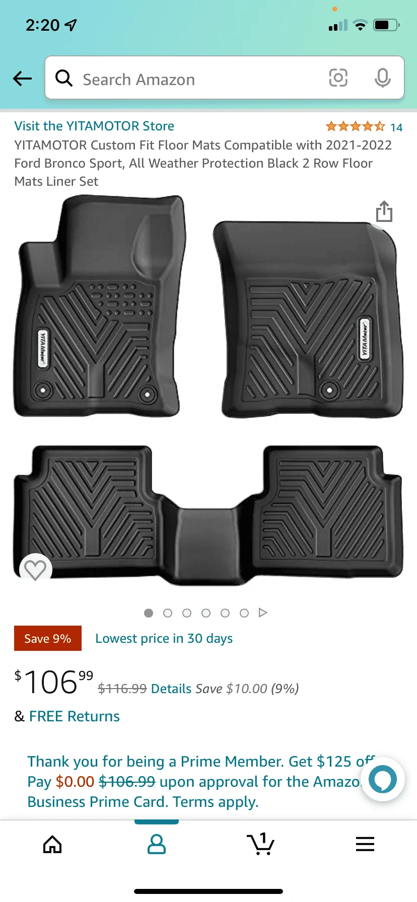 Ford Maverick Hybrid floor mats 15A1F3D4-053E-4053-AF75-5A1A07526DE8