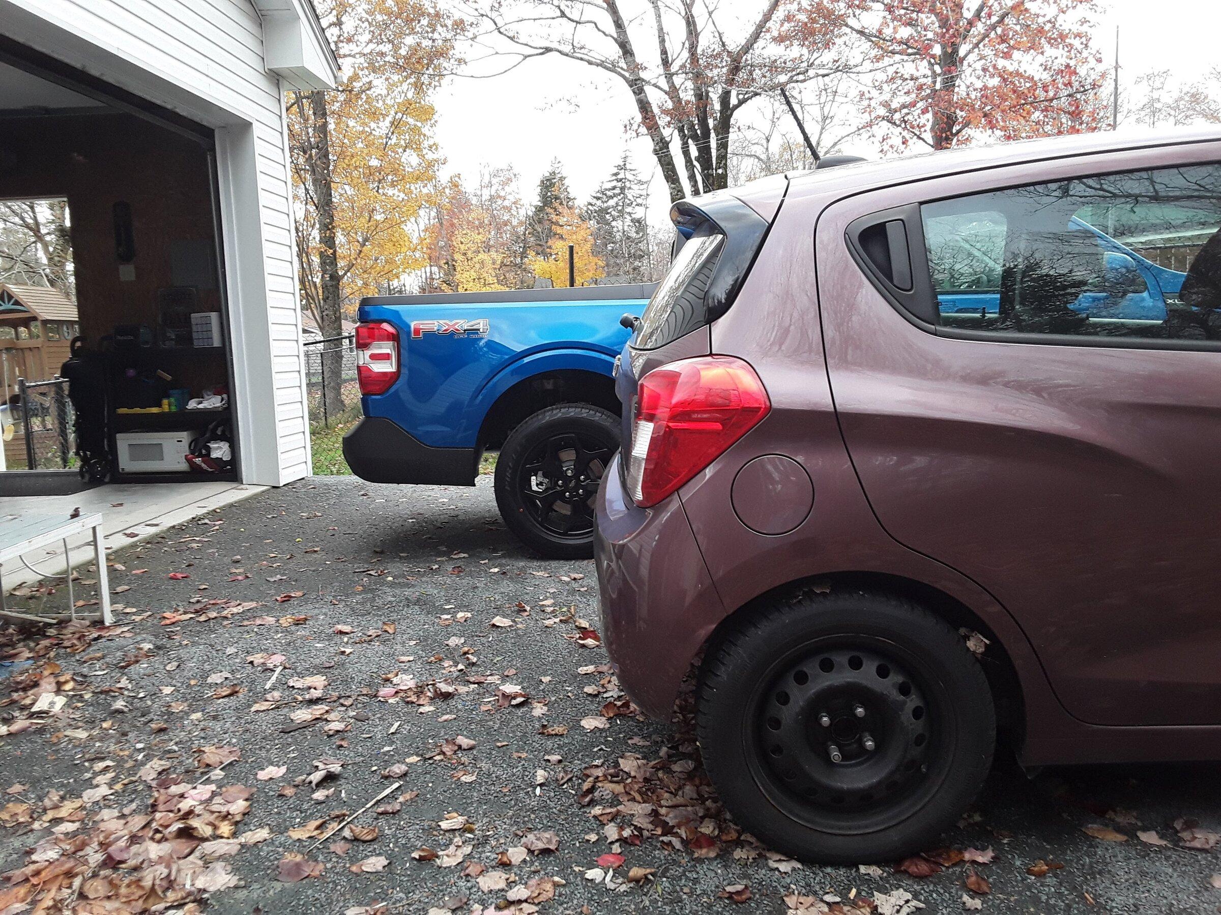 Ford Maverick Size comparison Maverick Vs 2020 Spark 20211101_163635