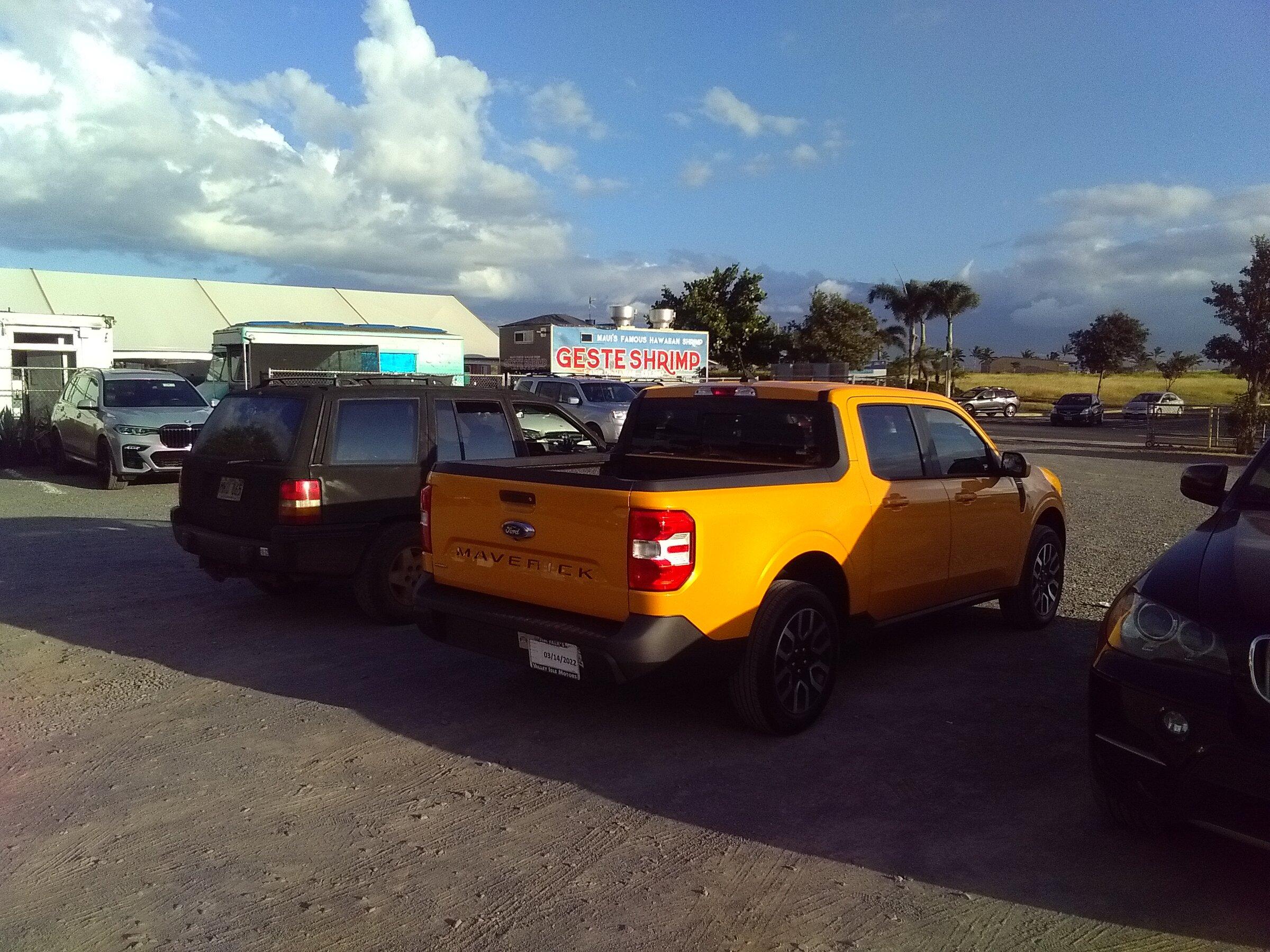 Ford Maverick Size comparison Maverick Vs 2020 Spark KIMG0117.JPG