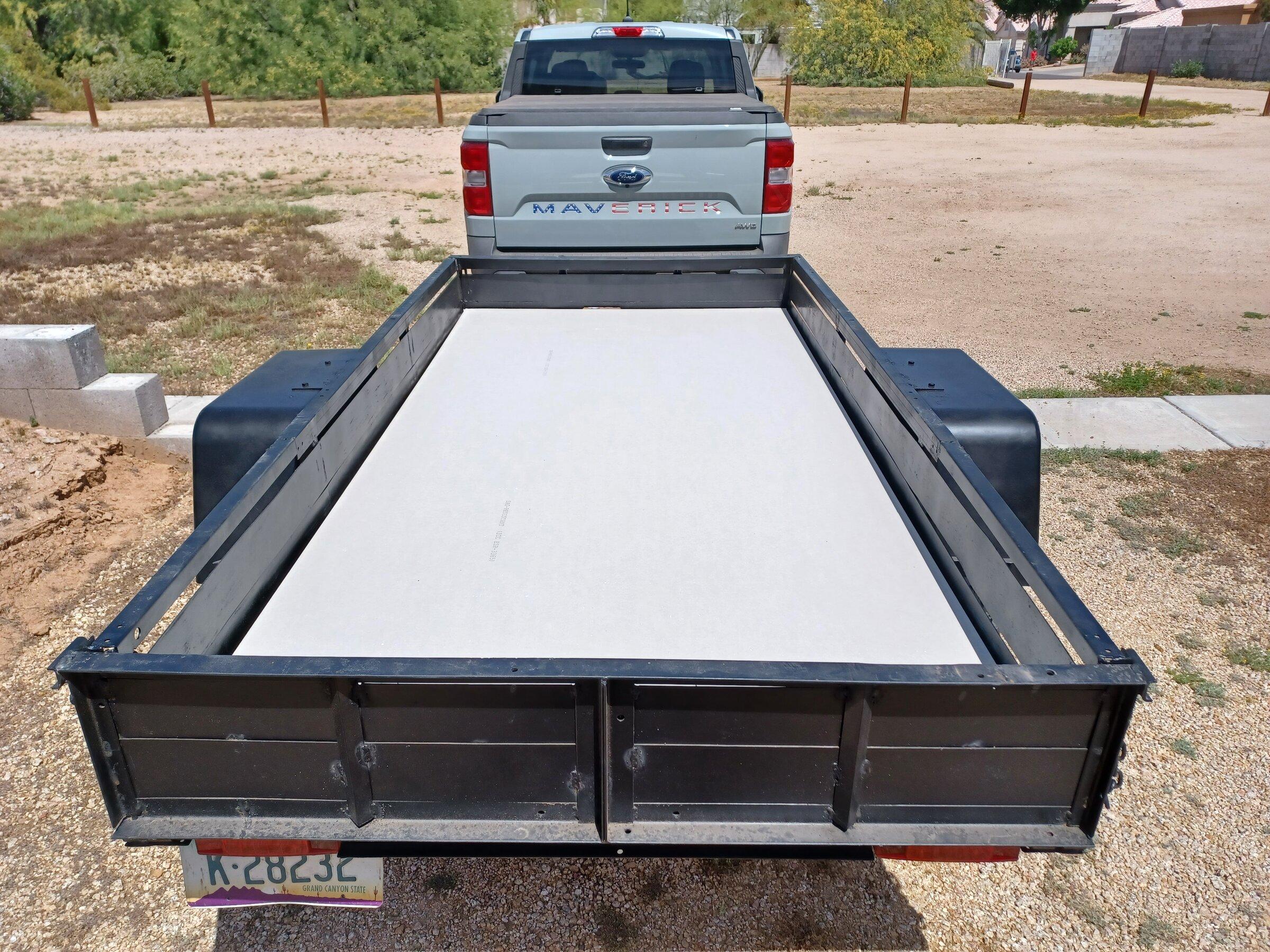 Ford Maverick Building a light utility trailer. Trailer 7