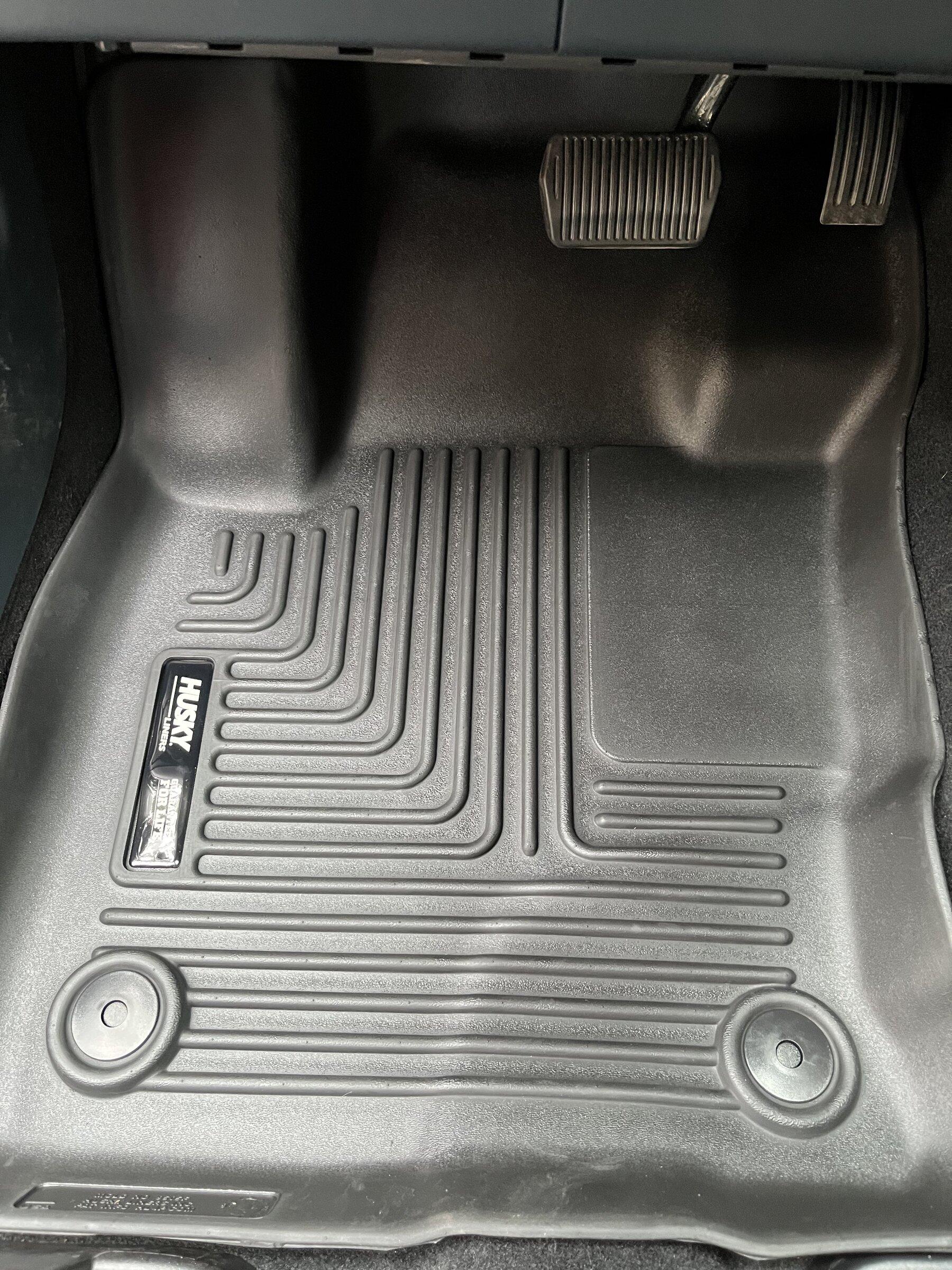 Ford Maverick Replaced xl hybrid floor liners with Husky Weatherbeater Husky