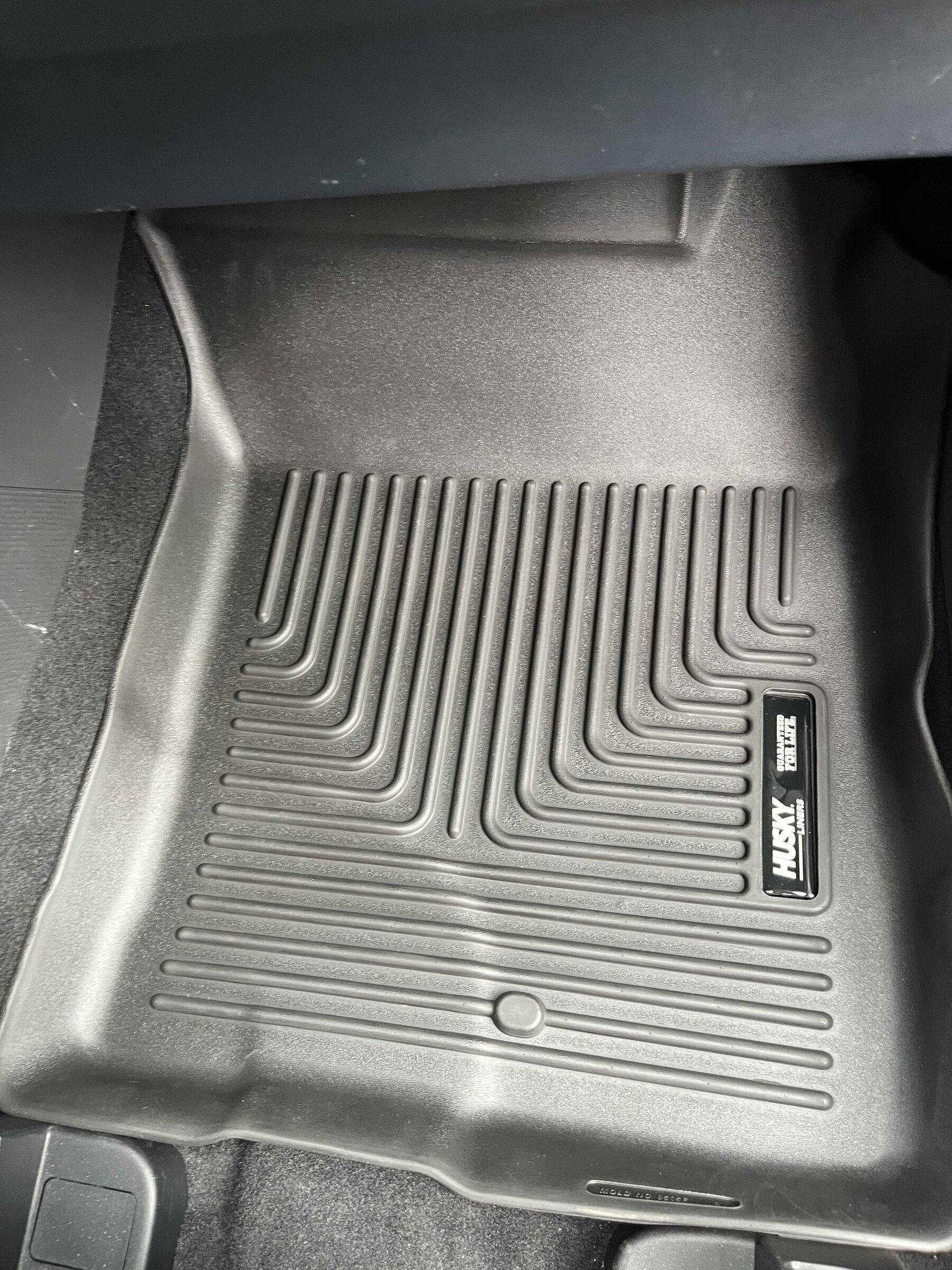 Ford Maverick Replaced xl hybrid floor liners with Husky Weatherbeater Pass Side