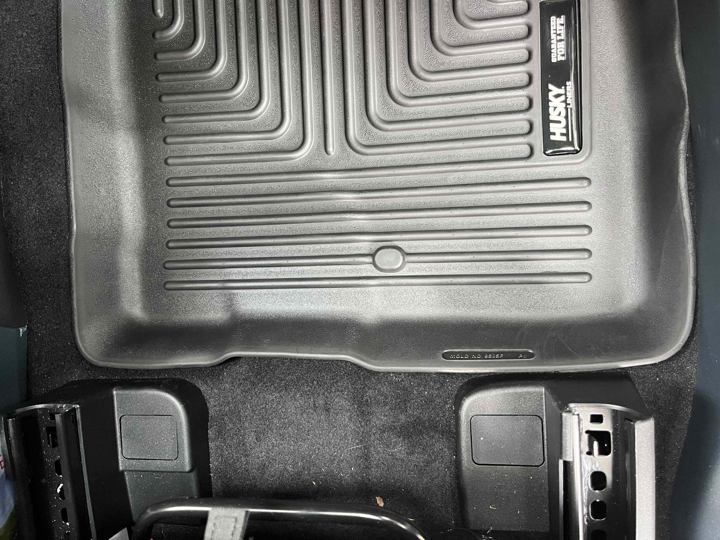 Ford Maverick Replaced xl hybrid floor liners with Husky Weatherbeater Pass2