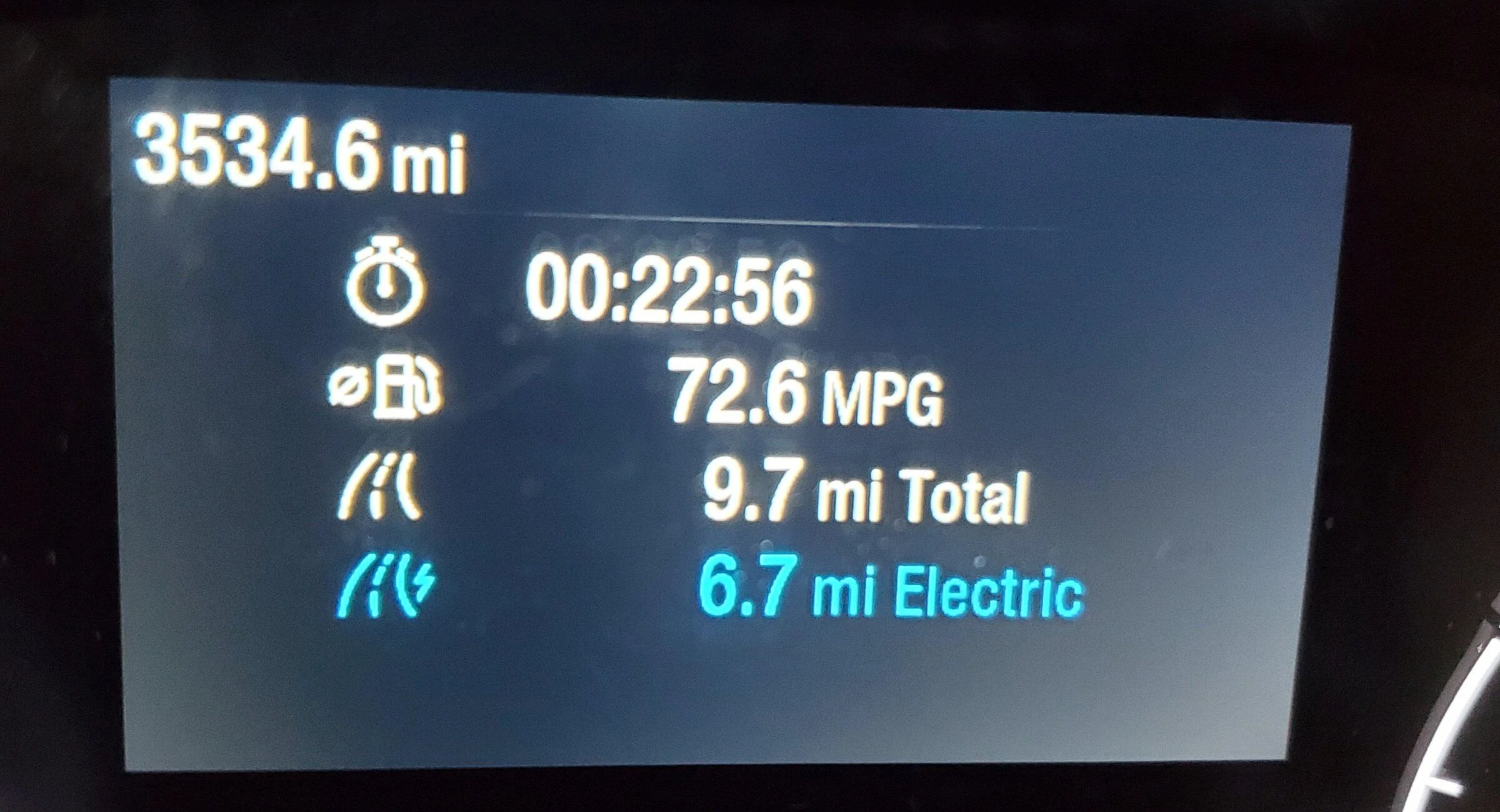 Ford Maverick Hypermiling Challenge for 2.5L Hybrid 20220317_185637