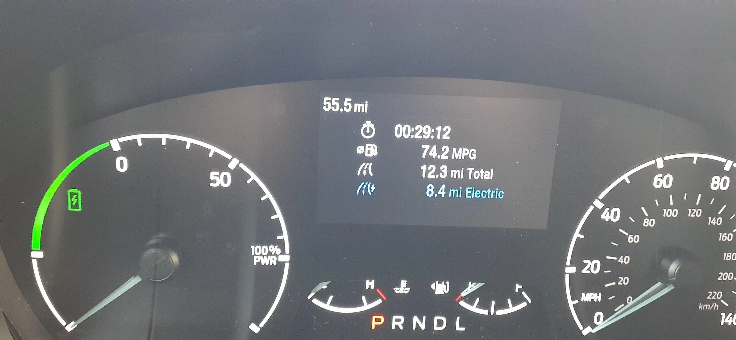 Ford Maverick Hypermiling Challenge for 2.5L Hybrid 20220407_064213