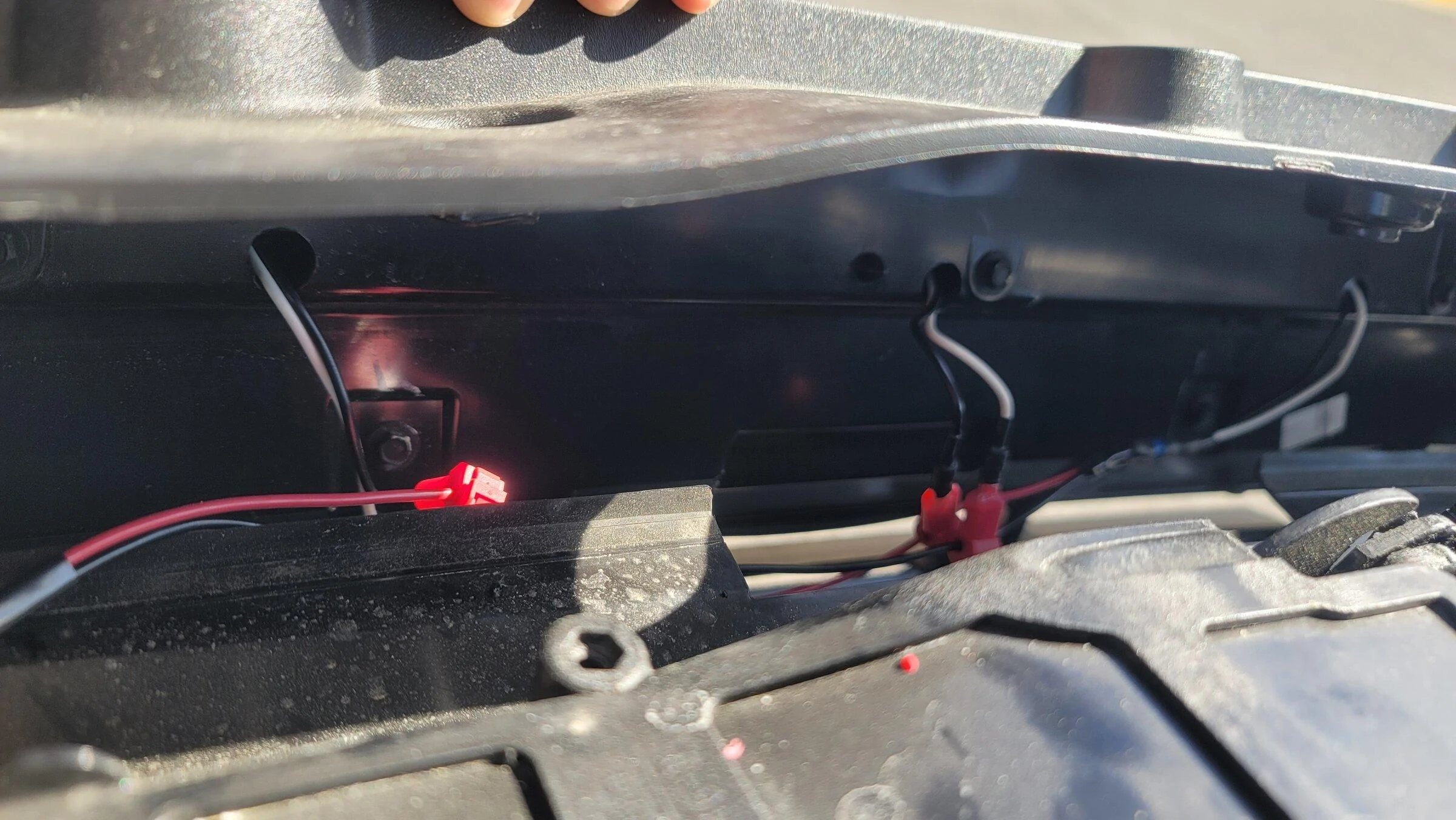 Ford Maverick Grille Lights Installed 20220411_160357