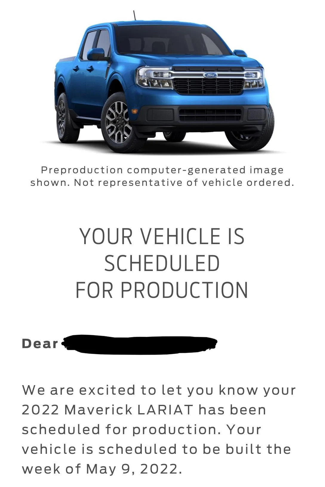 Ford Maverick Finally received a "Thursday" Email! D63D7890-57FB-4AED-9C17-7E19570C8BFA