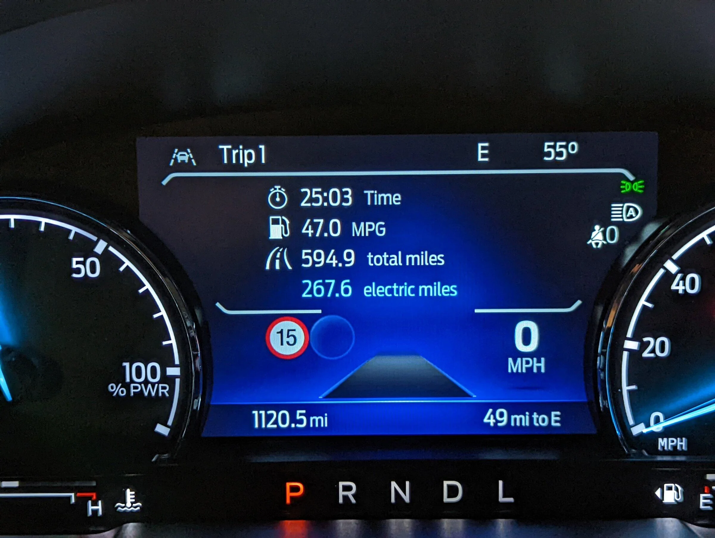 Ford Maverick My Real World Hybrid MPG PXL_20220415_102532317