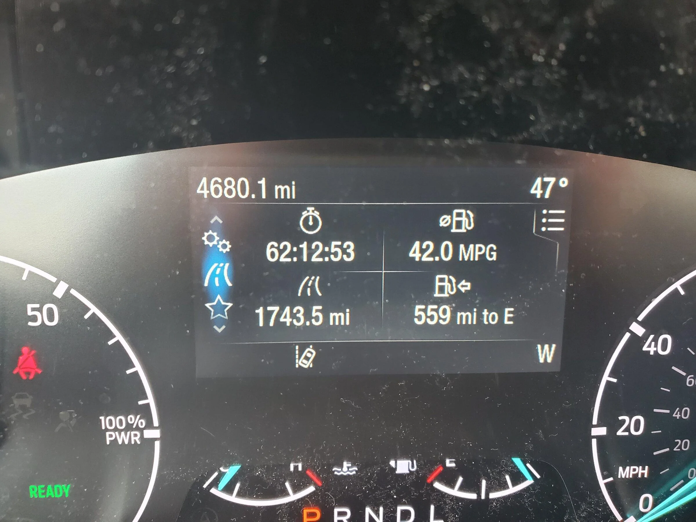 Ford Maverick Last 1750 miles...42 mpg 20220415_083358