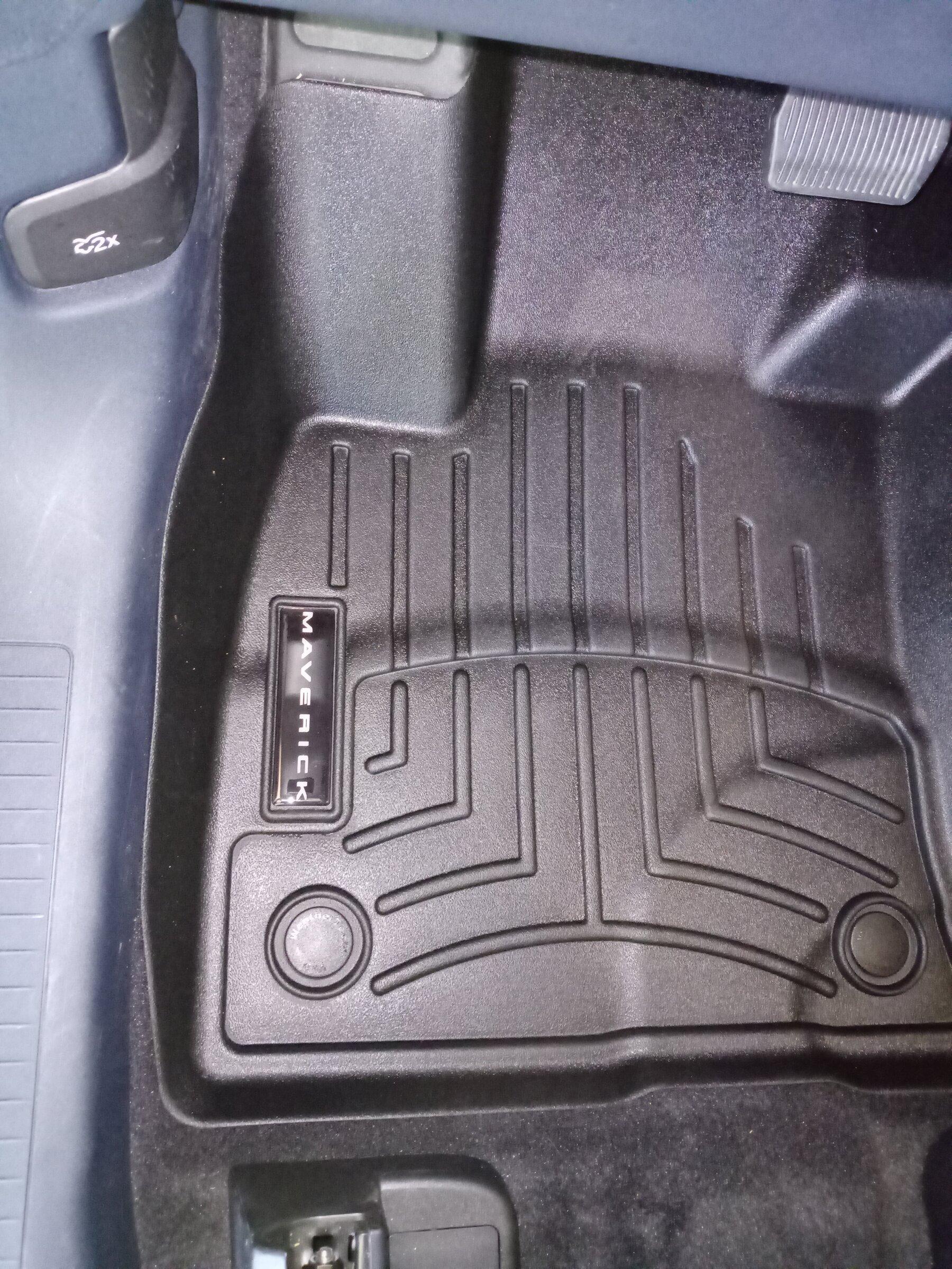 Ford Maverick Weather tech mat rebranding IMG_20220408_164249_840
