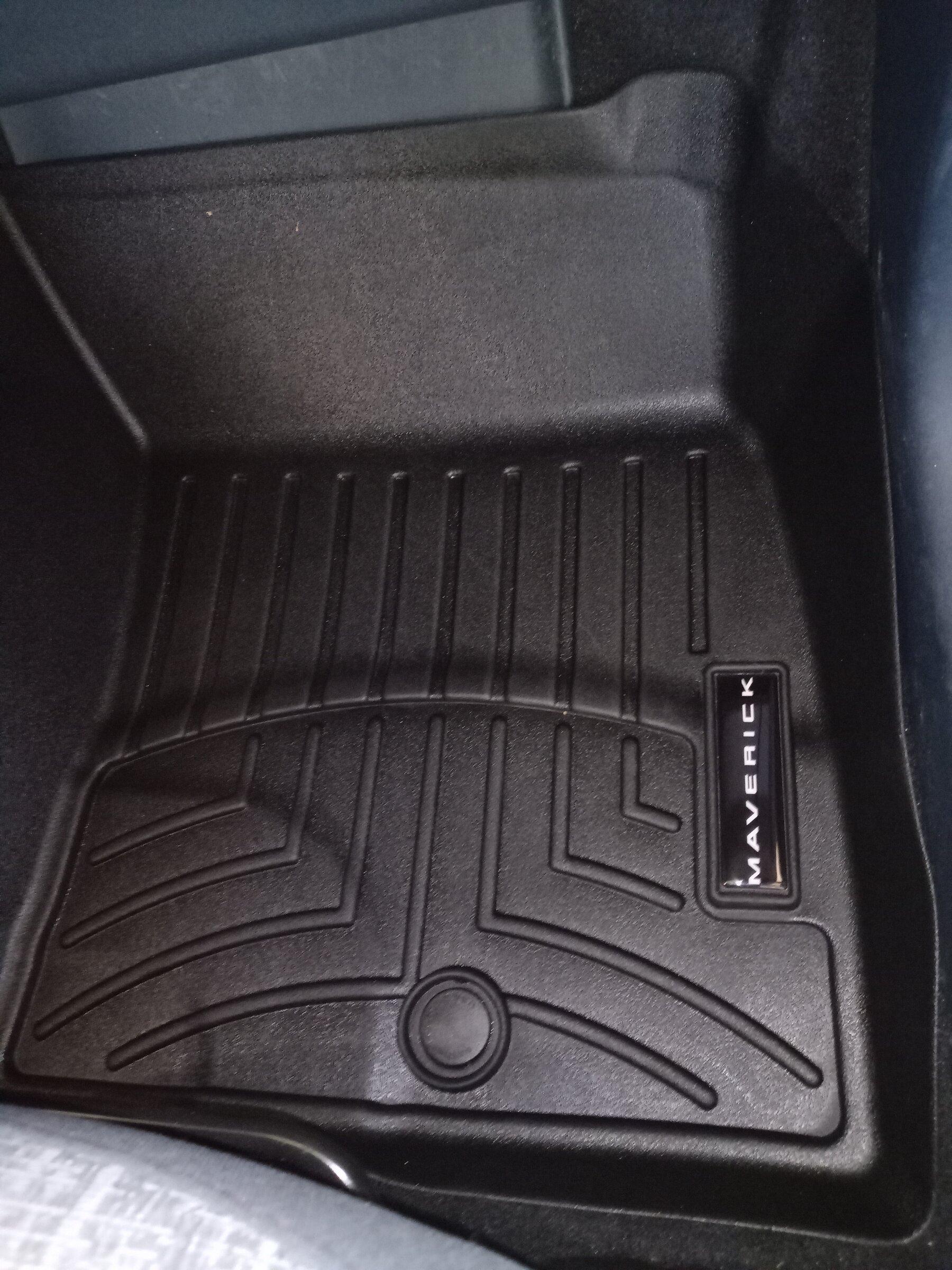 Ford Maverick Weather tech mat rebranding IMG_20220408_164306_904