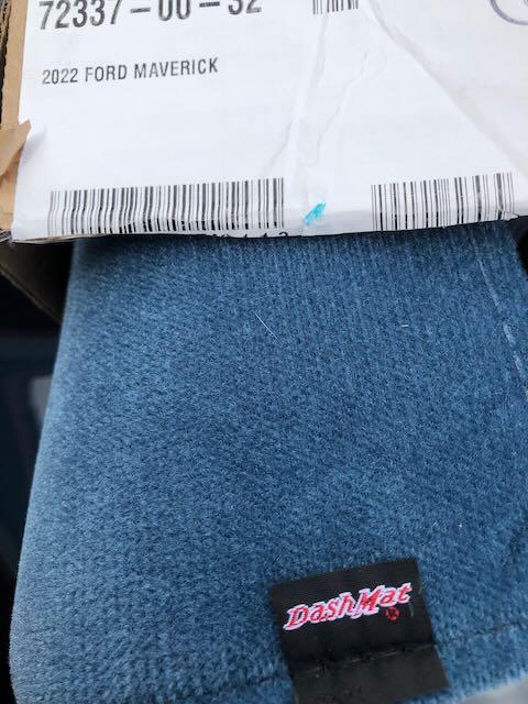 Ford Maverick DashMat Cover (NEW) IMG_1754