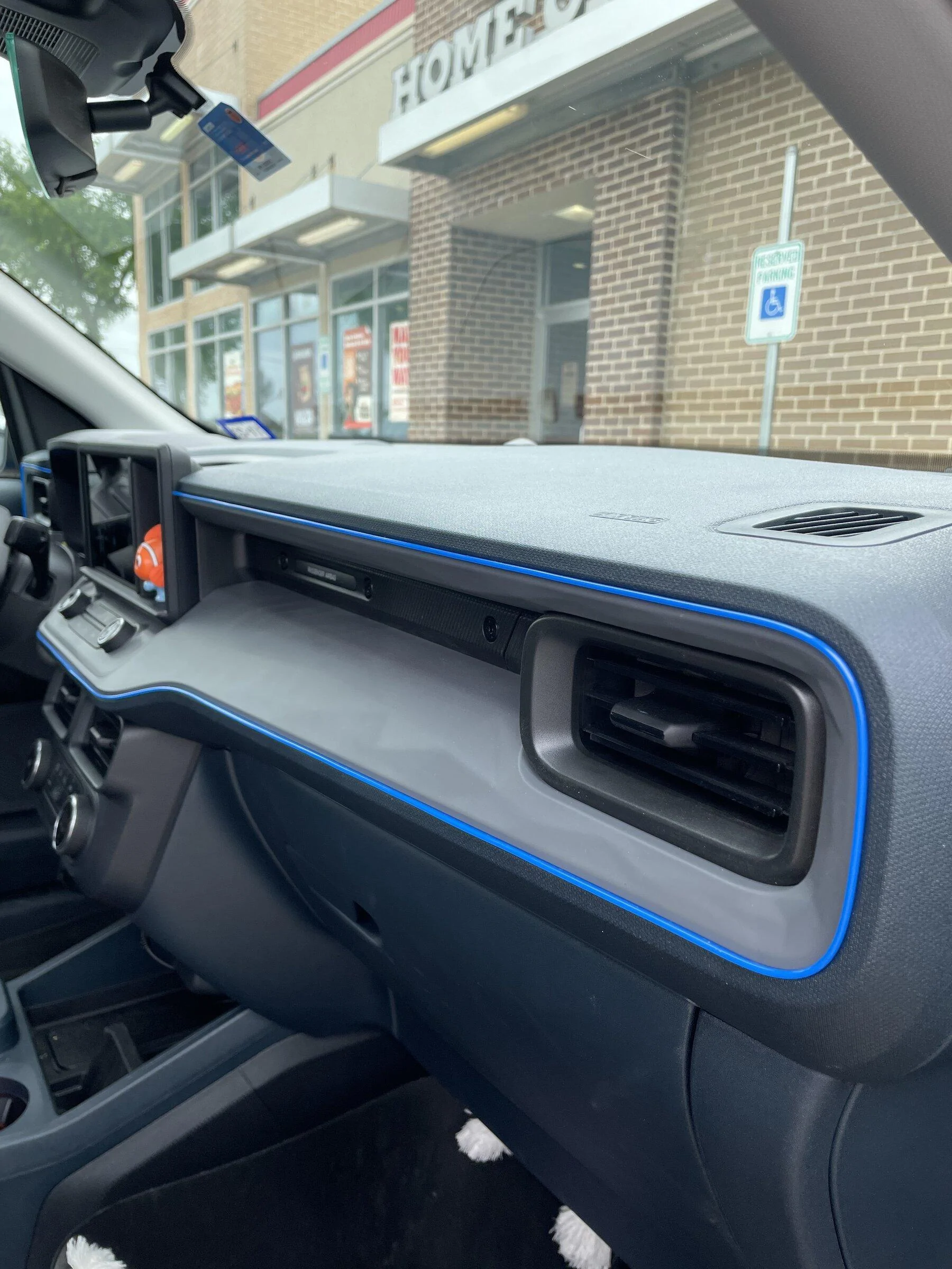 Ford Maverick Modified dash with orange trim strip -- before & after. Feedback for 1st timer? B016AD79-12E9-496D-B6ED-2314BB6F2A1D