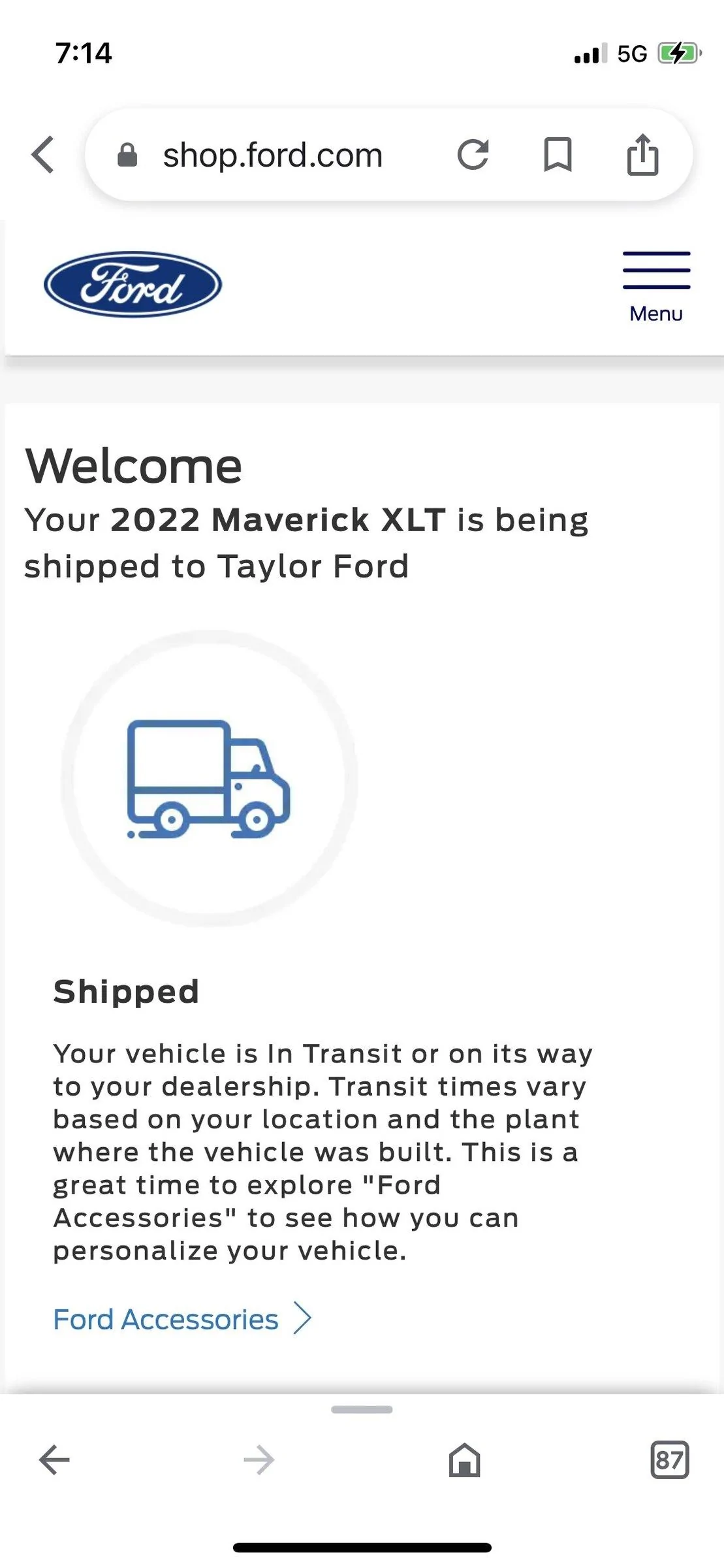 Ford Maverick Finally received a "Thursday" Email! 49306B09-183C-4808-A54D-47539F8B1C4D
