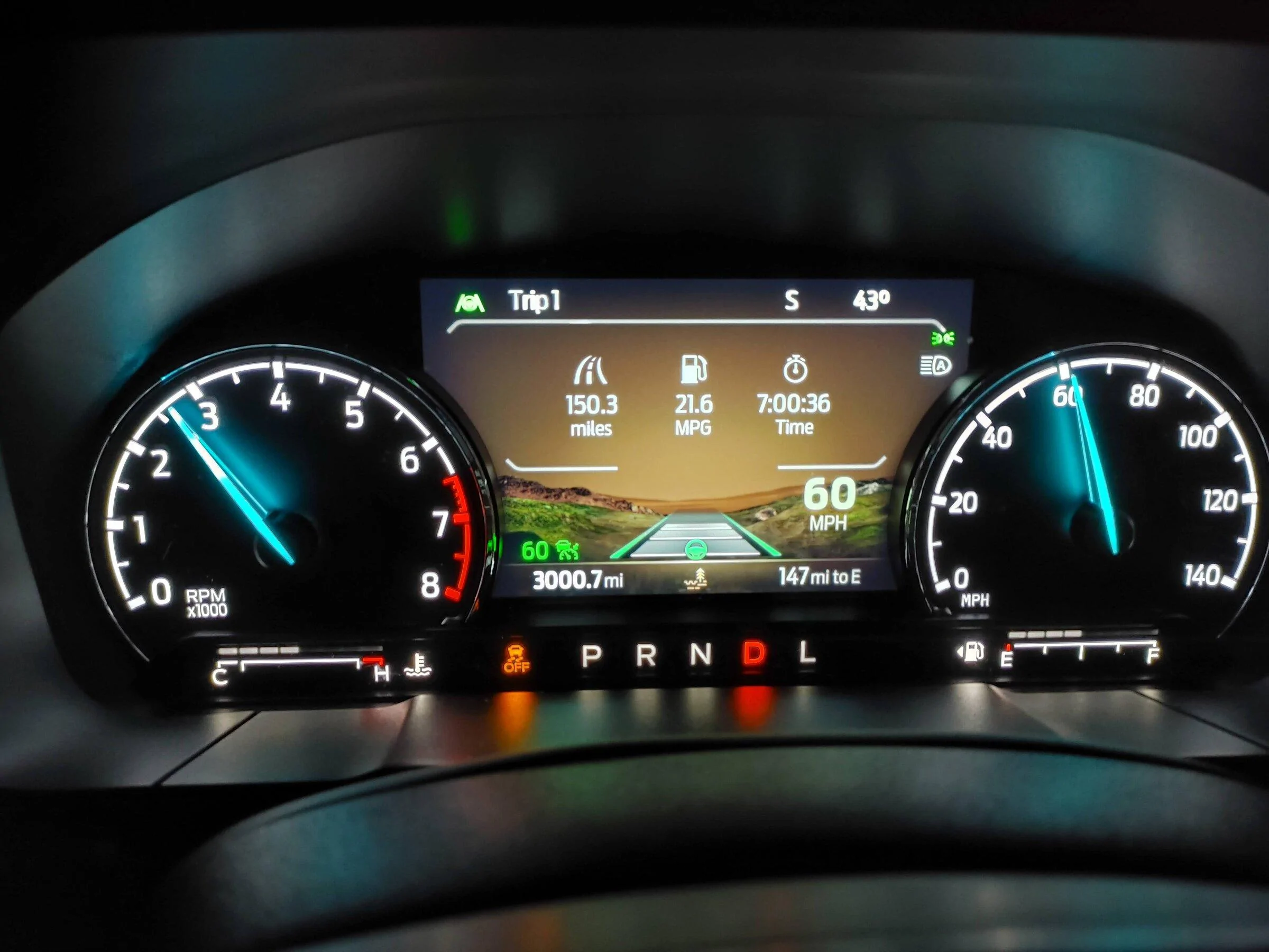 Ford Maverick Lariat Owners with the bigger digital display cluster 20220202_185635_HDR