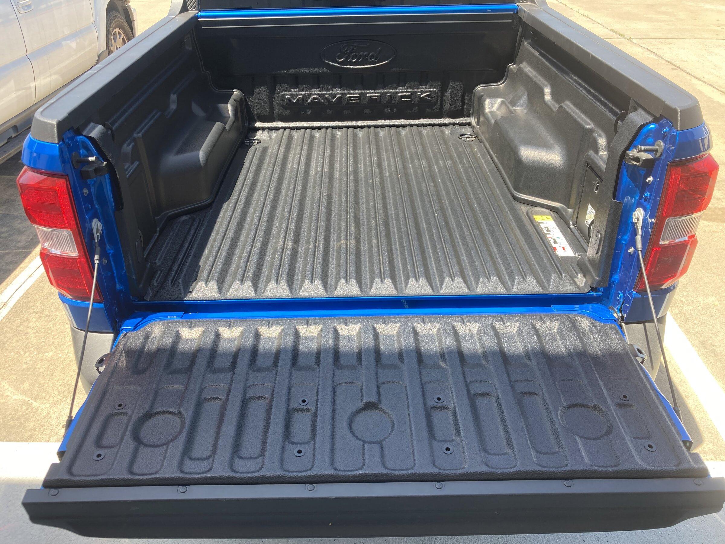 Ford Maverick Drop in bed liner installed better than expected! IMG_4714