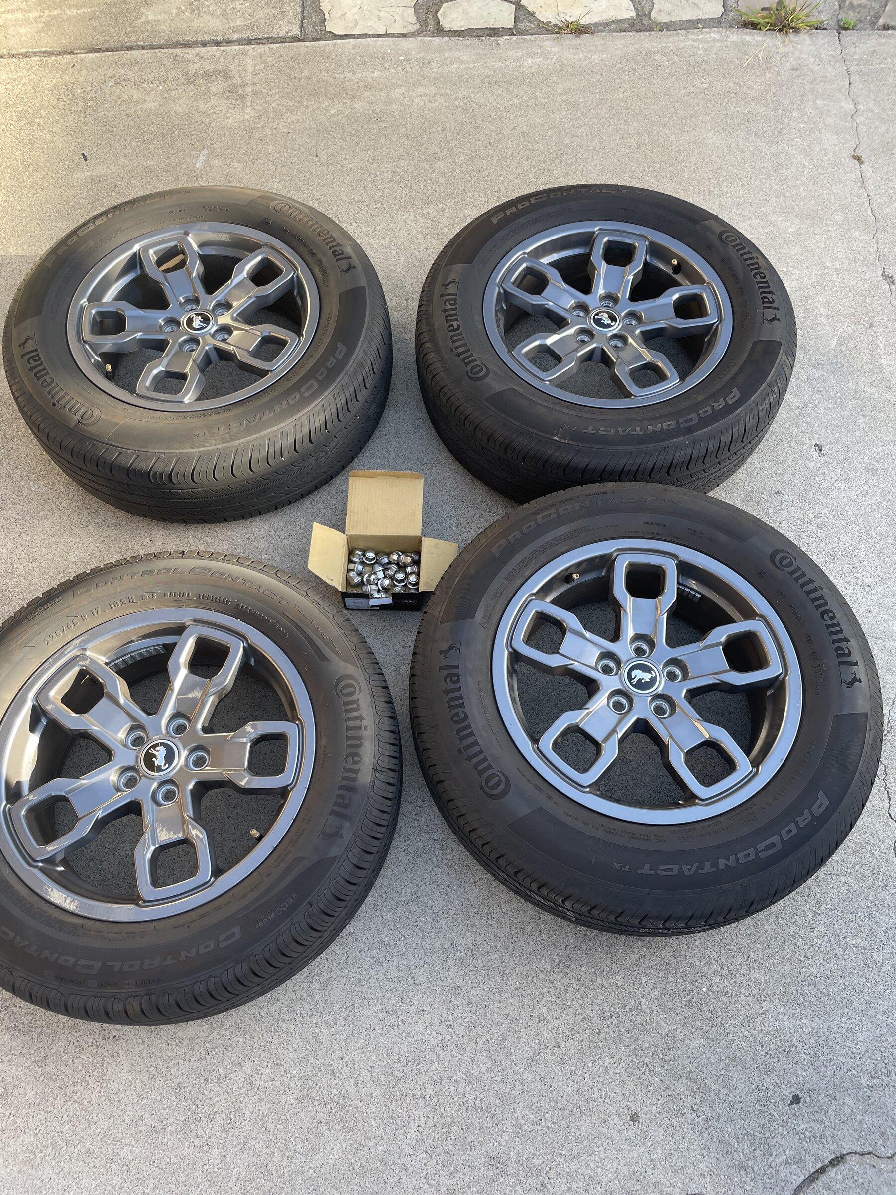 Ford Maverick Bronco Sport Wheels + Tires $600 AEFFBCEB-3AA5-4DDE-98AE-6DD61964553A
