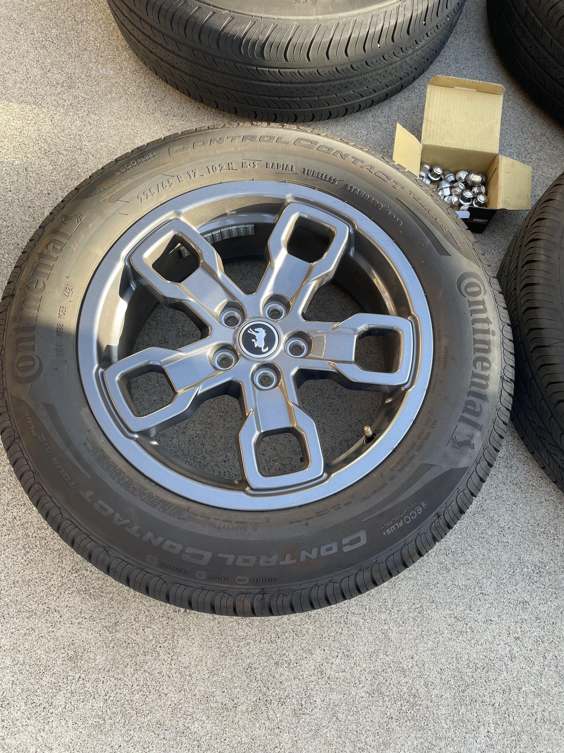 Ford Maverick Bronco Sport Wheels + Tires $600 85ED6EC0-B835-466D-A03C-5F83A54DD05A