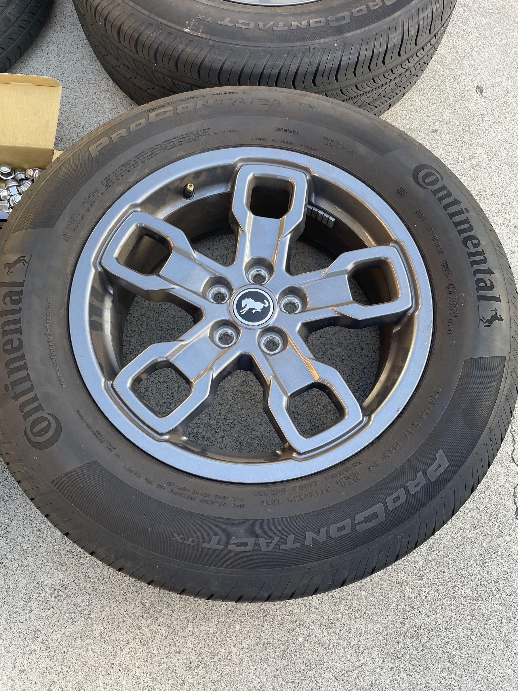 Ford Maverick Bronco Sport Wheels + Tires $600 B671CE66-9340-4775-9035-97015D34AE6C