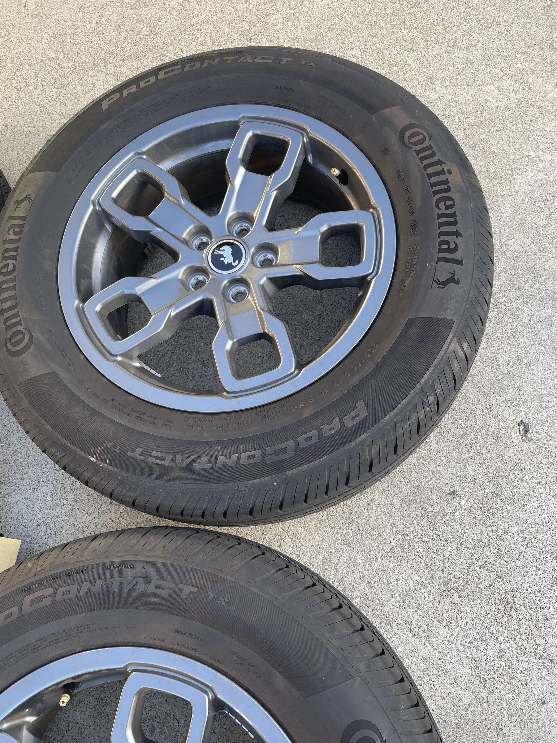 Ford Maverick Bronco Sport Wheels + Tires $600 63631E23-9D97-419F-87DB-F62FDD164151