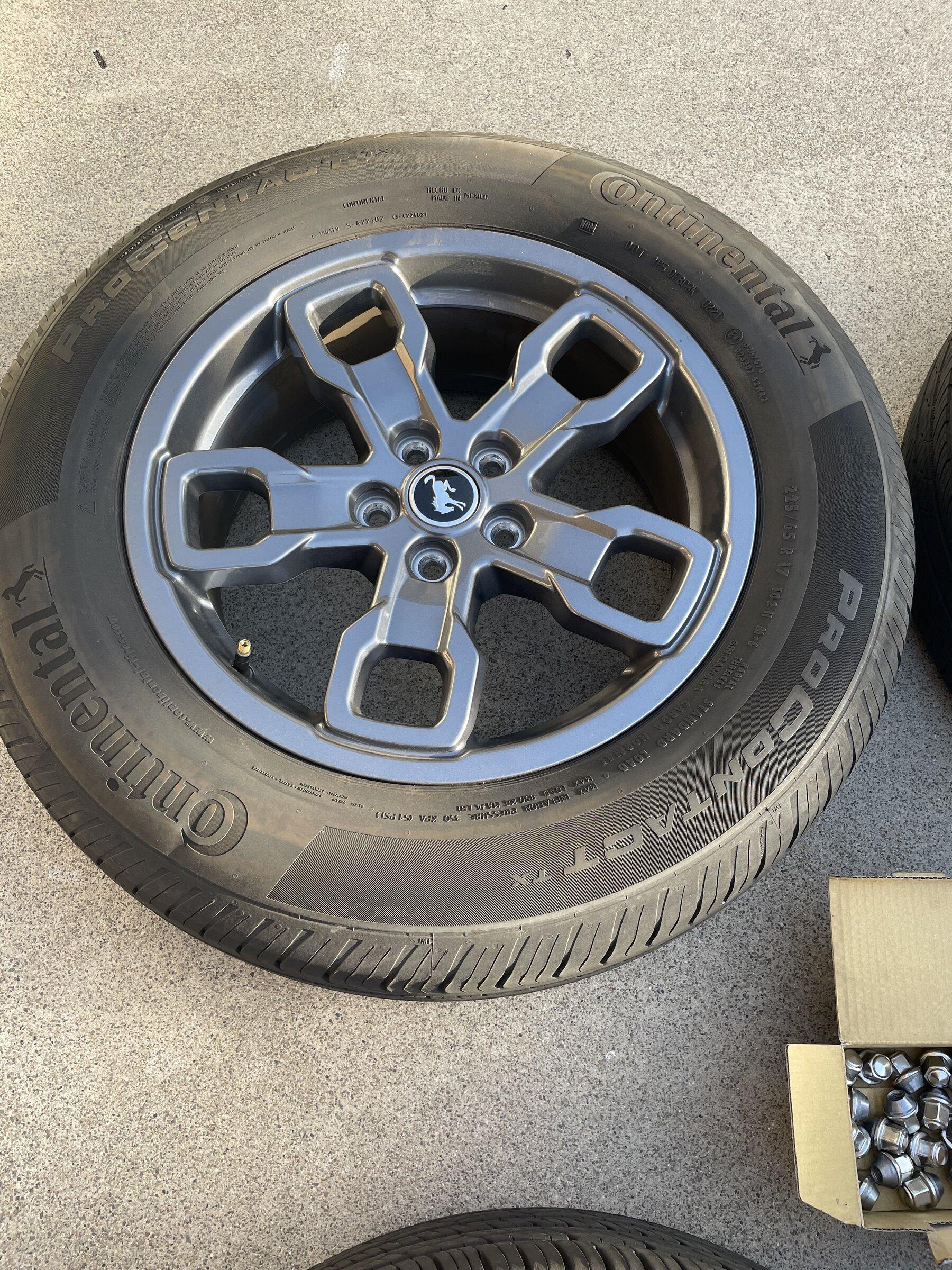 Ford Maverick Bronco Sport Wheels + Tires $600 A3501795-1E29-4162-AFBB-922ED9B30BC5