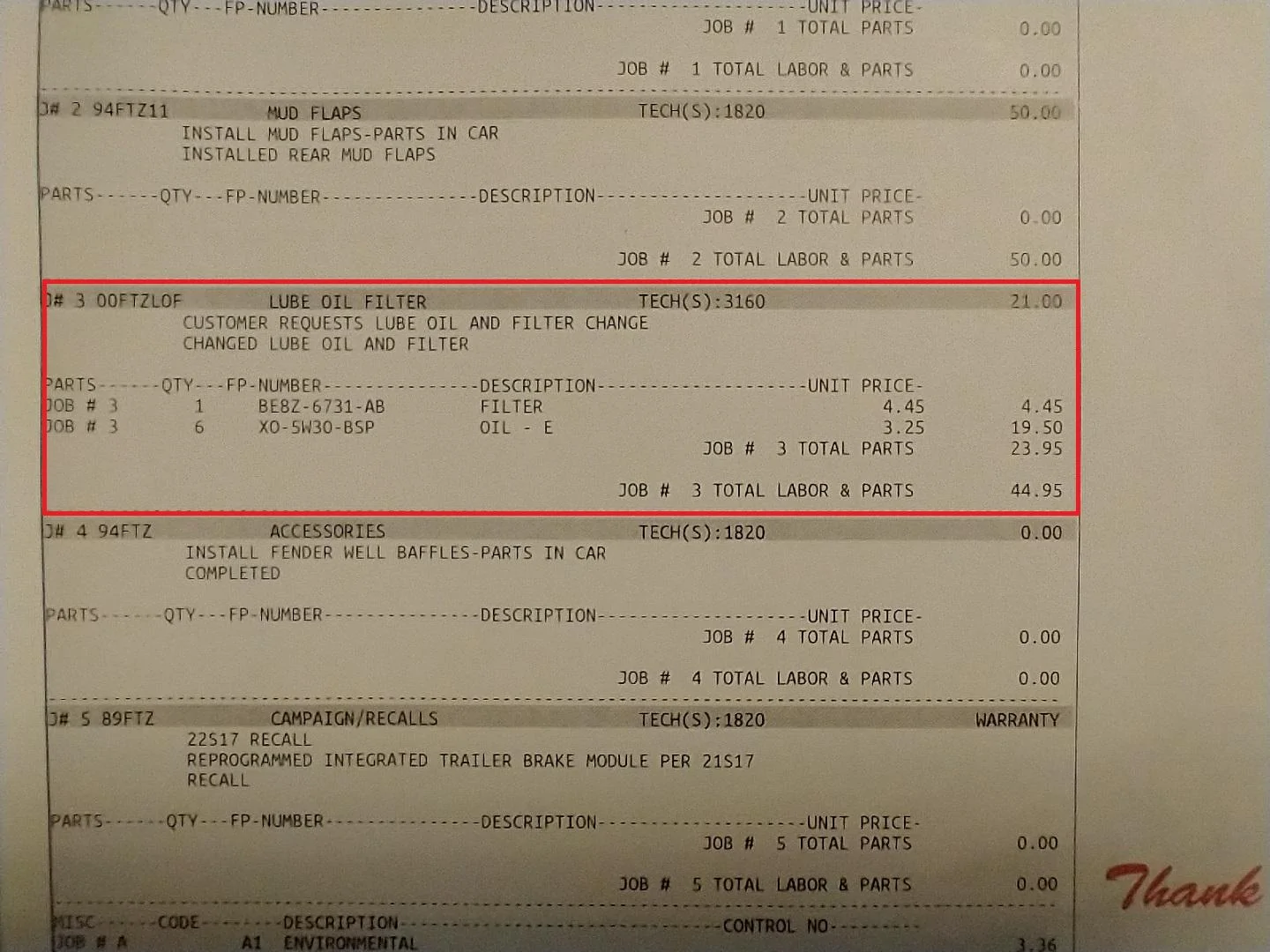 Ford Maverick OIL CHANGE PRICE IMG_20220420_101525272