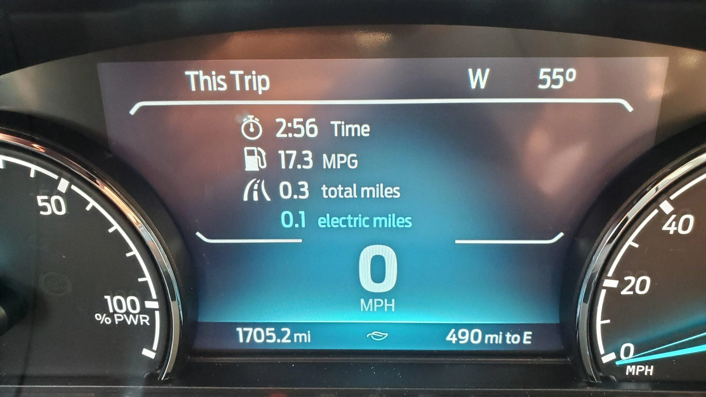 Ford Maverick Lariat Hybrid short trip 20220420_182618