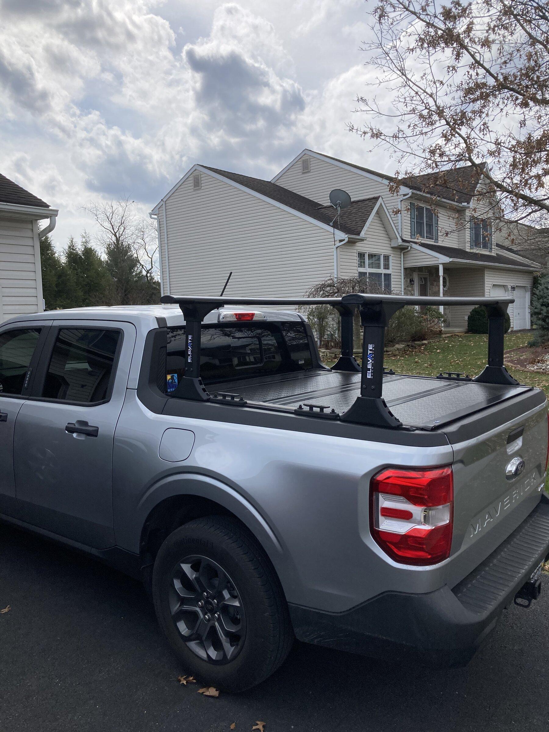 Ford Maverick TruXedo Elevate Rack System + works with inside Tonneau Cover 85D52836-94FE-4ABA-9A40-BEDB93C6C70C