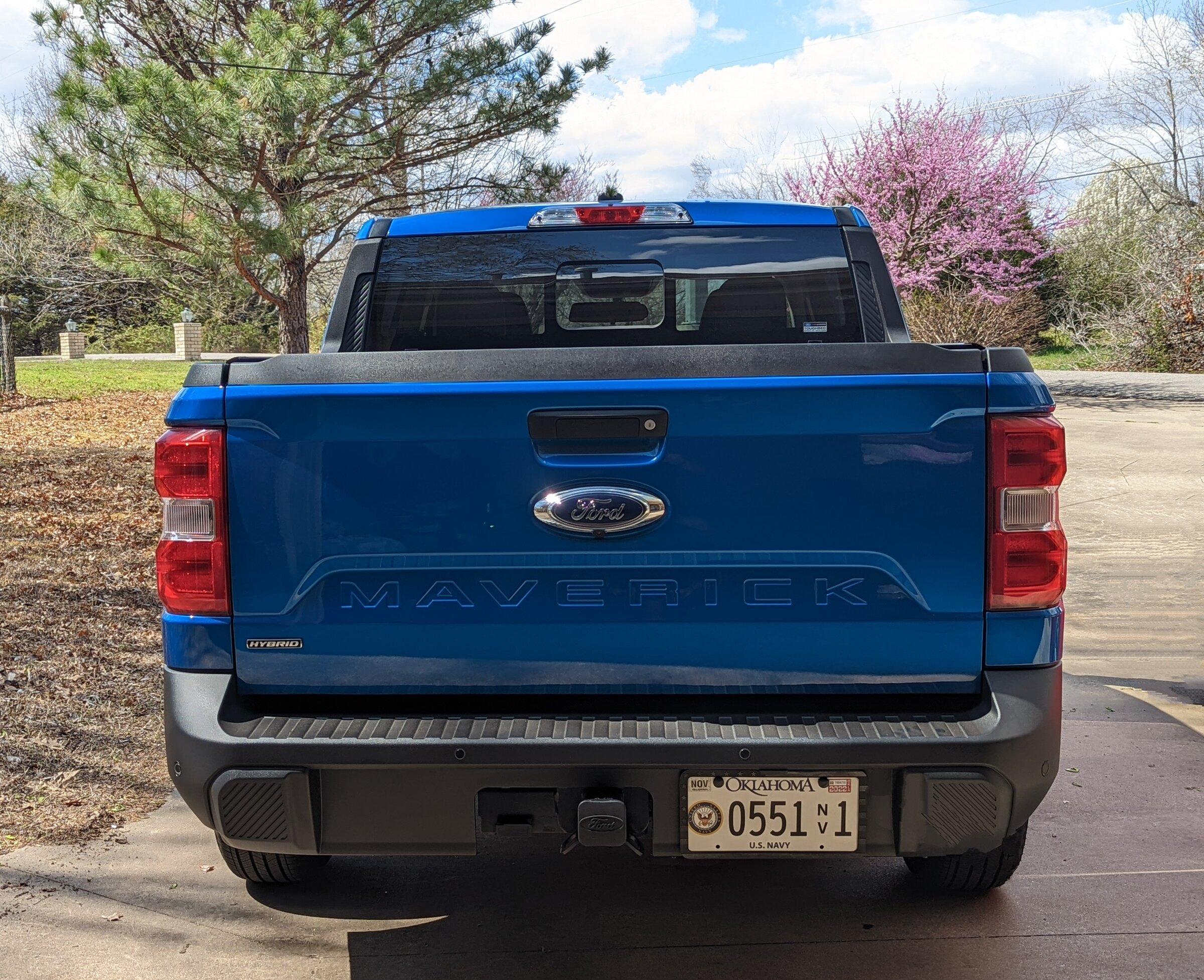Ford Maverick Personalized license plate PXL_20220407_200108394_2