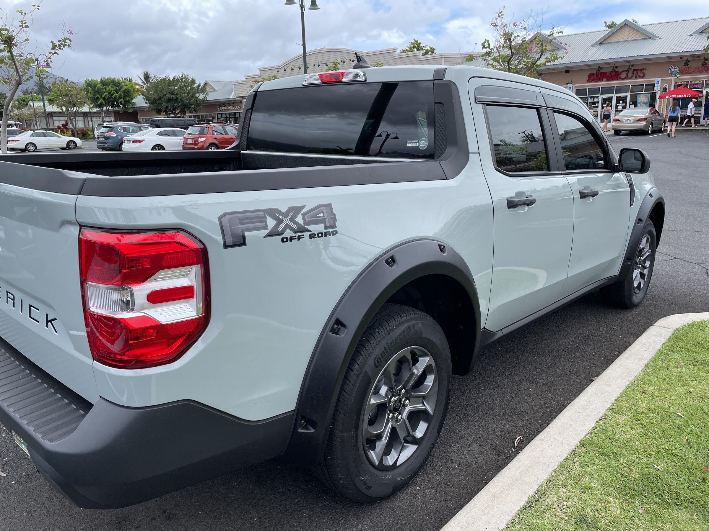 Ford Maverick Installed bushwacker flares 87CA7890-251E-448B-A31D-4763091ED1DD
