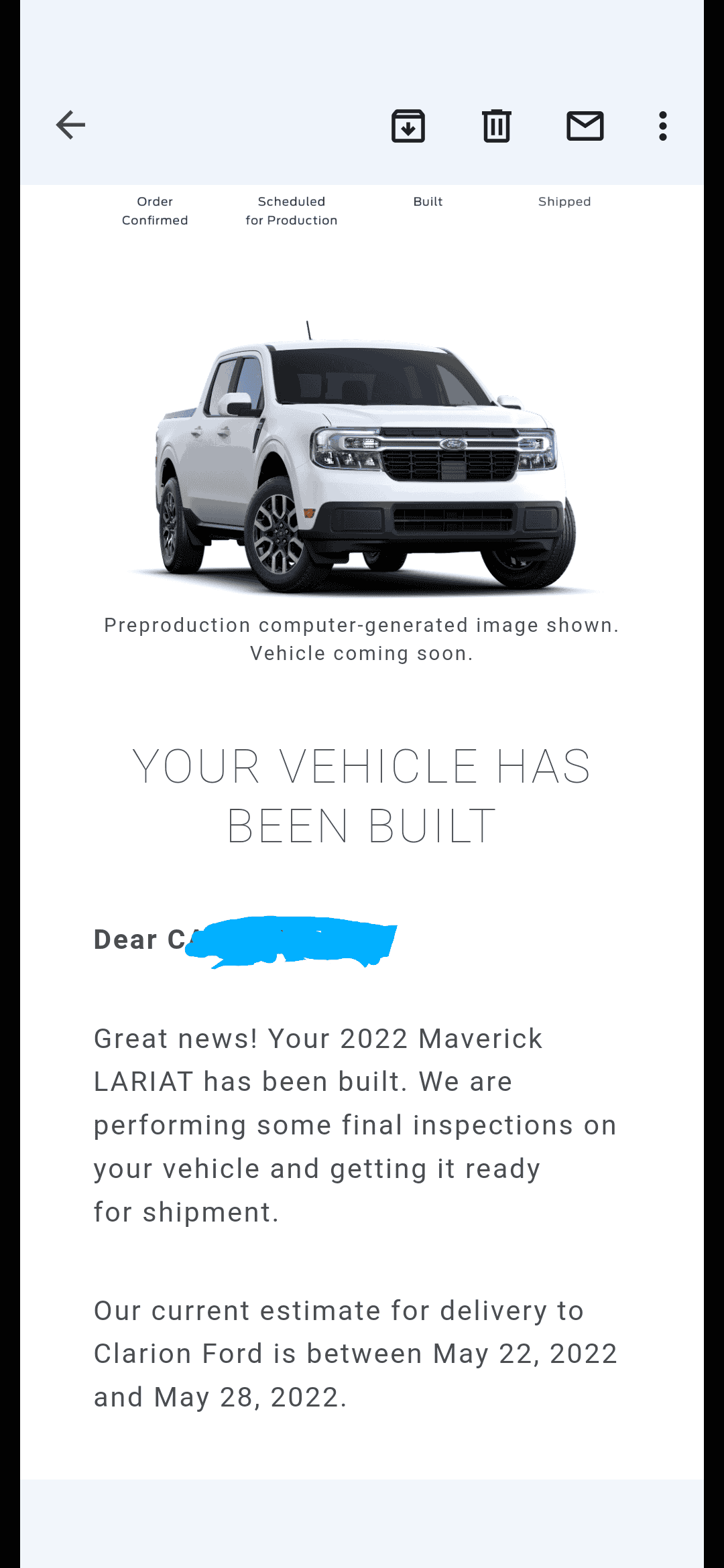 Ford Maverick Pennsylvania orders? Screenshot_20220423-153304-830