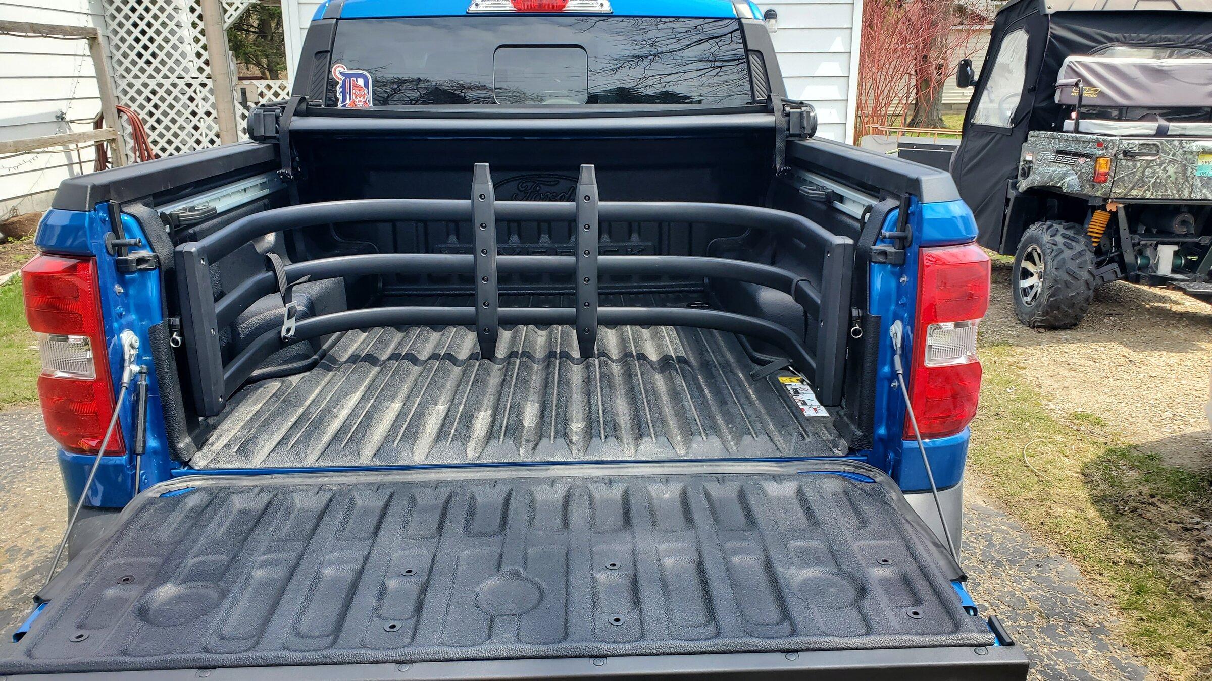 Ford Maverick Moab bed extender with drop-in liner 20220424_134912