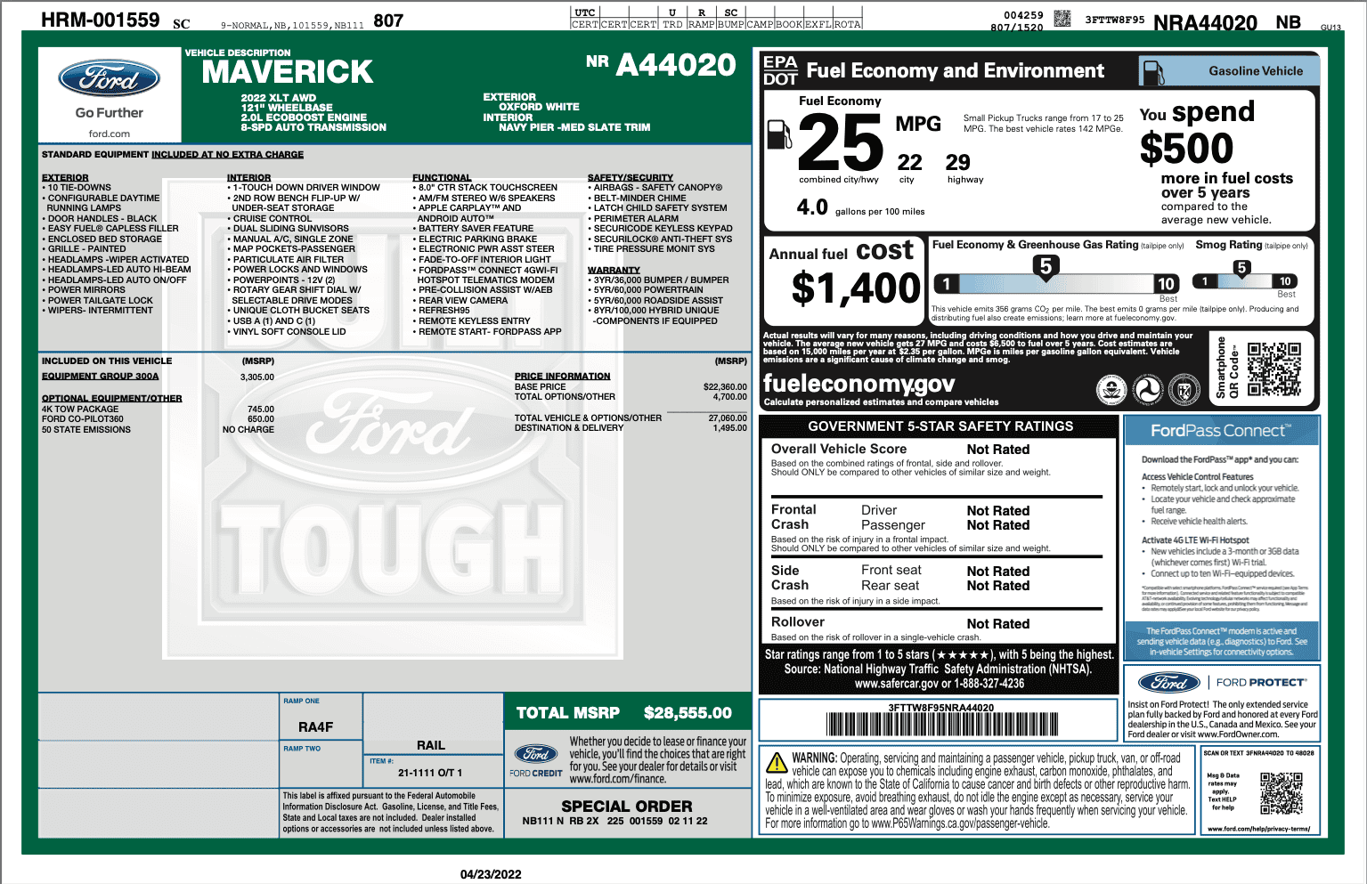 Ford Maverick SCUMBAG STEALERSHIPS. LIST THEM HERE!!! 1650901499102