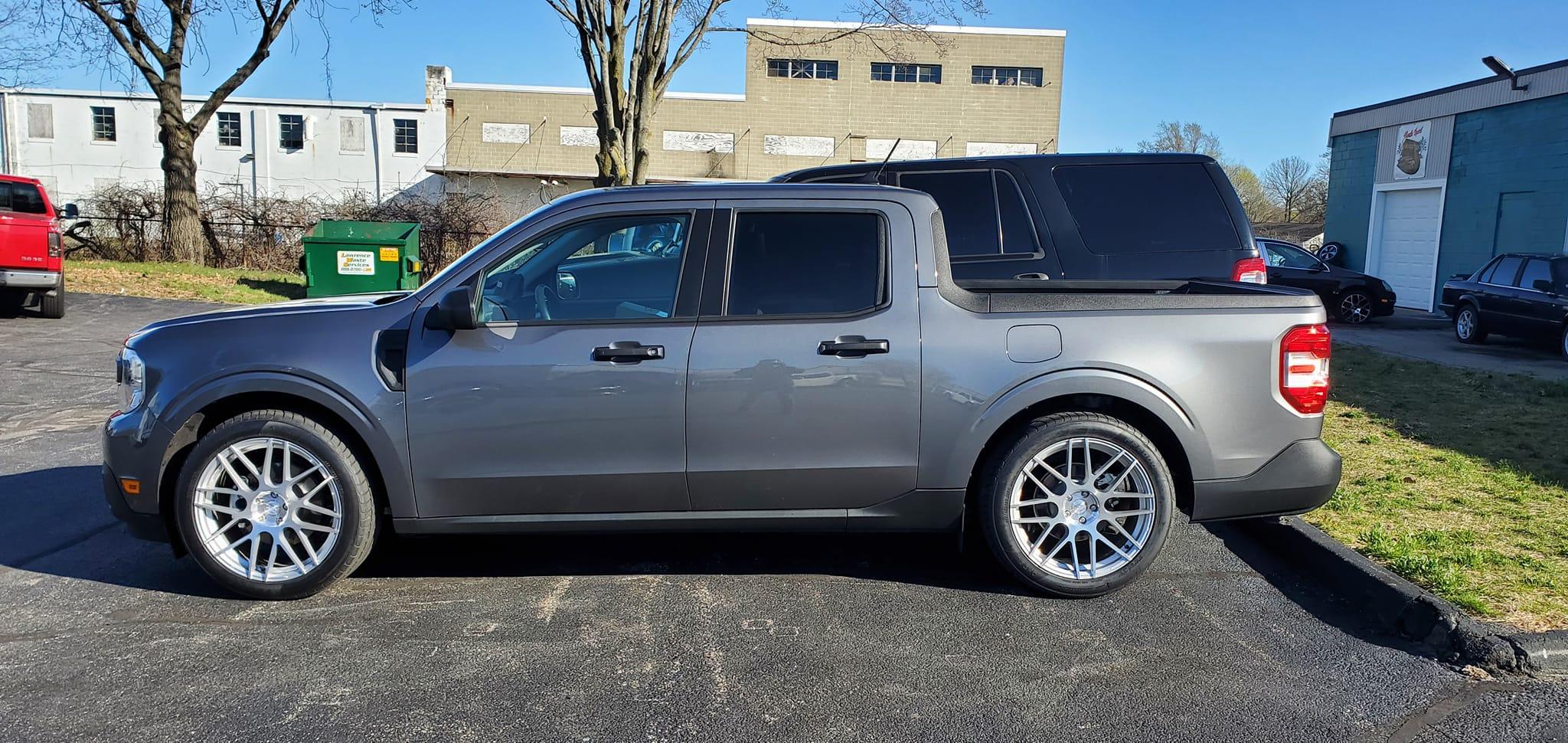 Ford Maverick CARBONIZED GRAY Maverick Photos Thread Maverick XL on 20%22 Wheels and Dropped on 2%22+ Lowering Springs 2