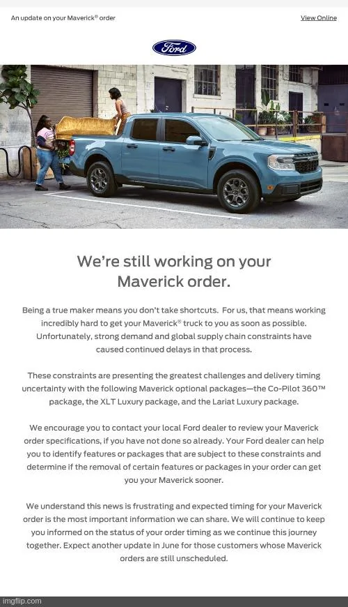 Ford Maverick Maverick Memes -  fun diversion while we wait [ ** NO POLITICS ** ] 6dzhe8