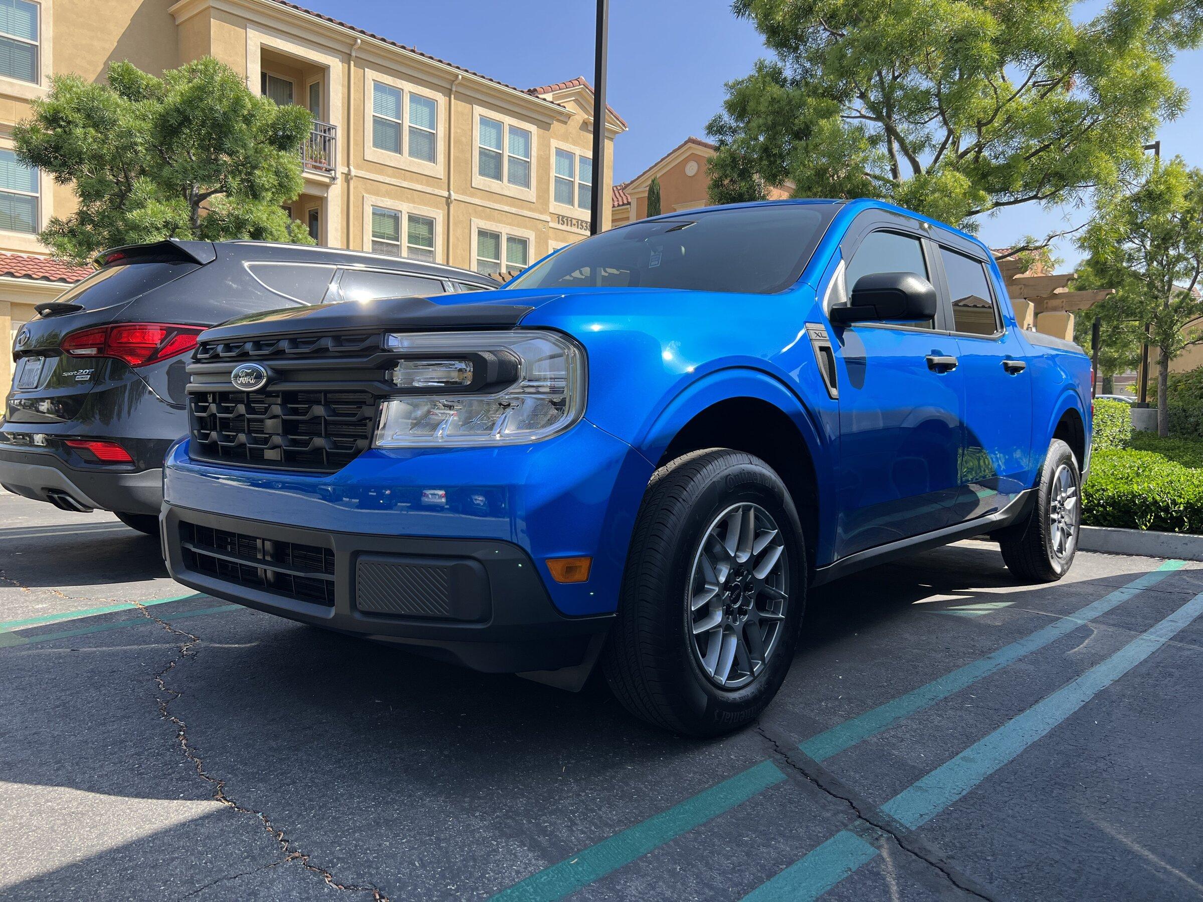 Ford Maverick Motiv Foil 435B wheels on stock tires IMG_6525