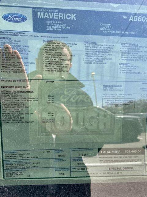 Ford Maverick XLT Hybrid up for grab right now at Heritage Ford 2607CD67-A73C-4BA9-8A50-CEEE7C4B129A