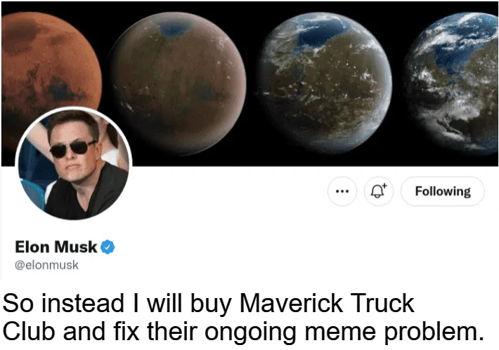 Ford Maverick Maverick Memes -  fun diversion while we wait [ ** NO POLITICS ** ] Twitter2