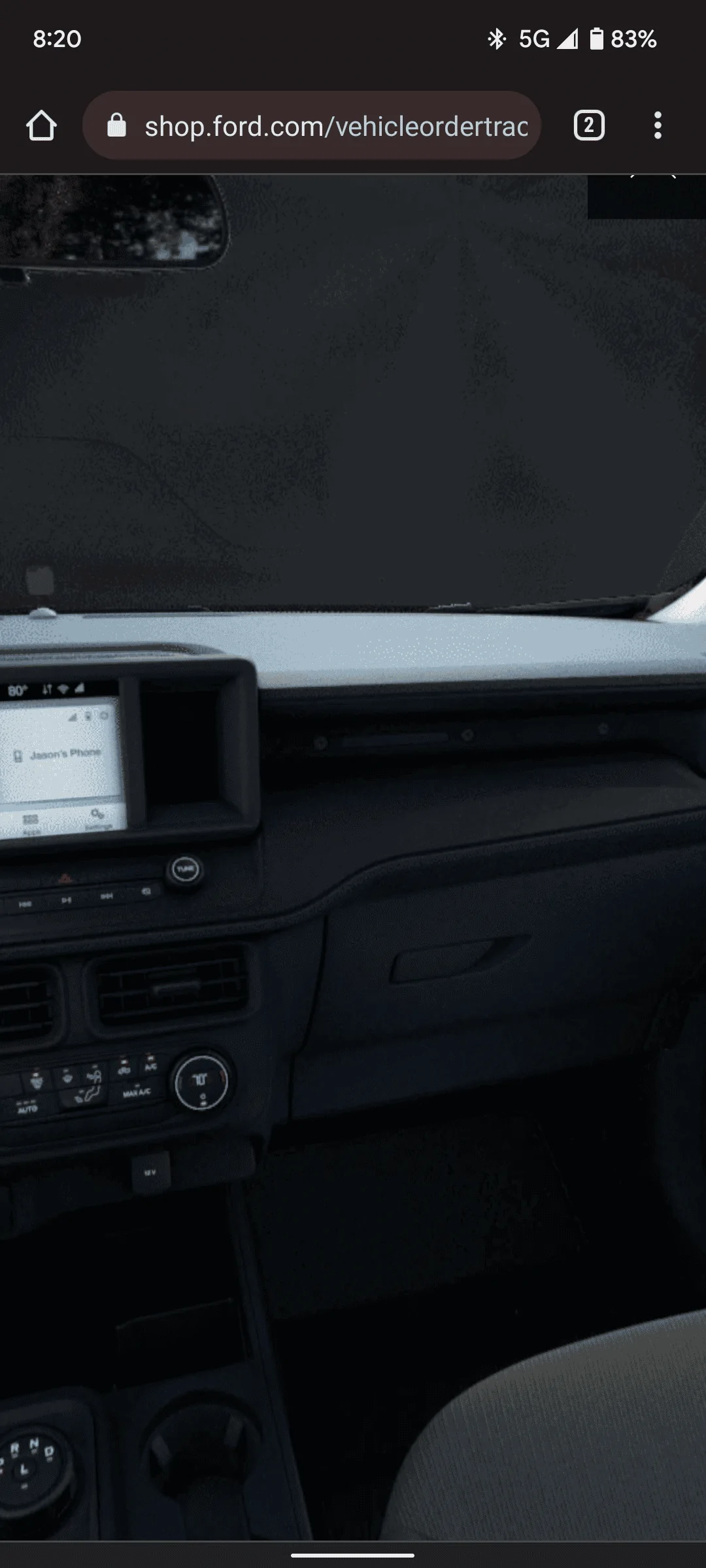 Ford Maverick Pics of Black Onyx/Medium Dark Slate interior? Screenshot_20220429-082046