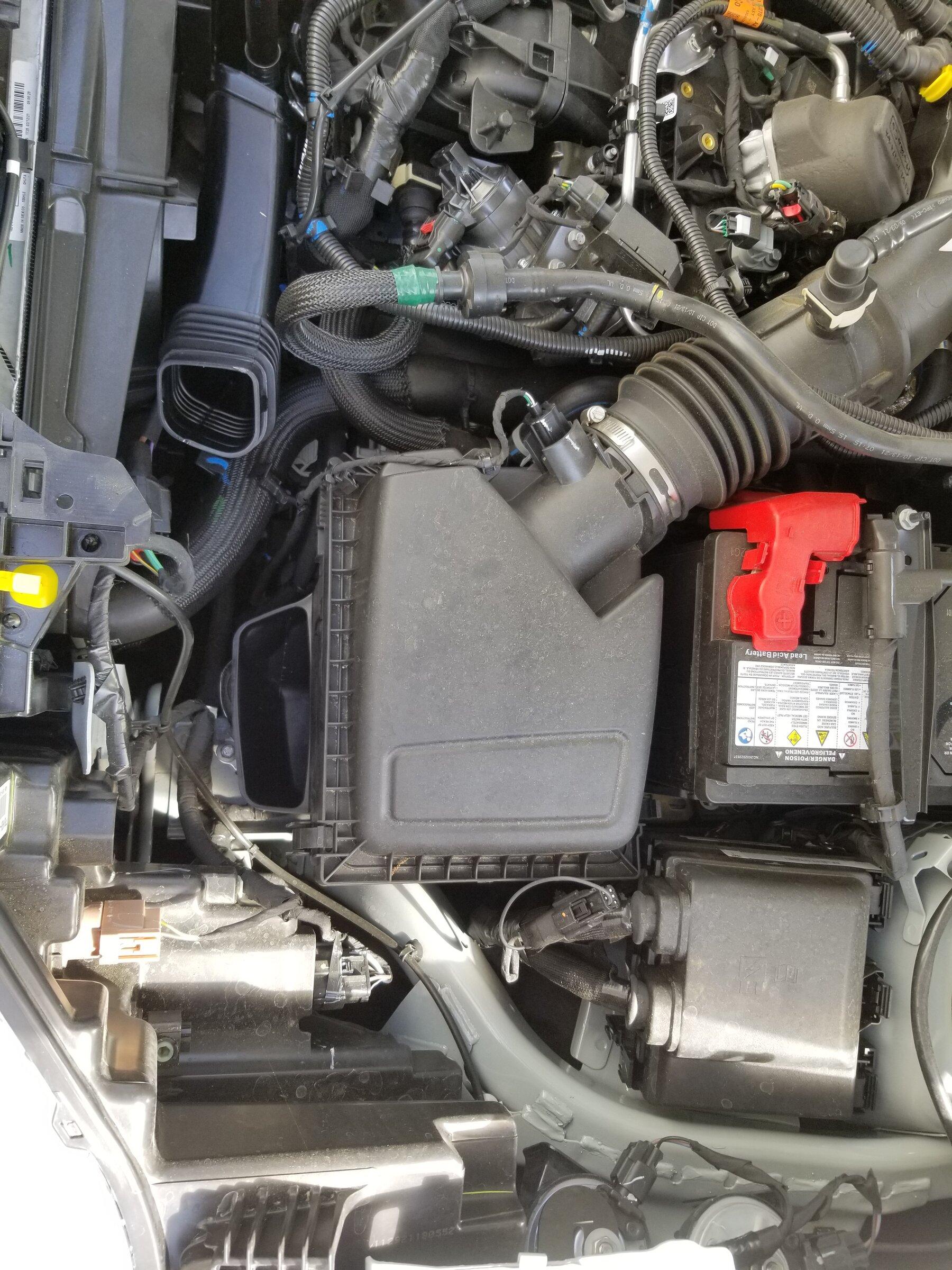 Ford Maverick Why are these here under the plastic intake runner to the air box? 20220430_111531[1]