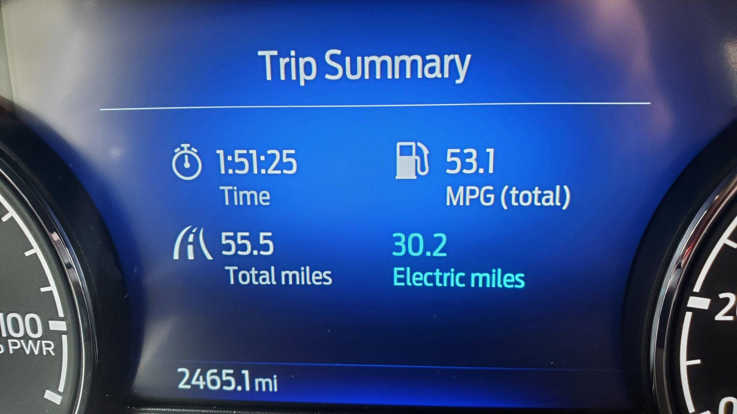 Ford Maverick 647.7 miles (estimated 30 miles remaining until empty) 20220430_174711