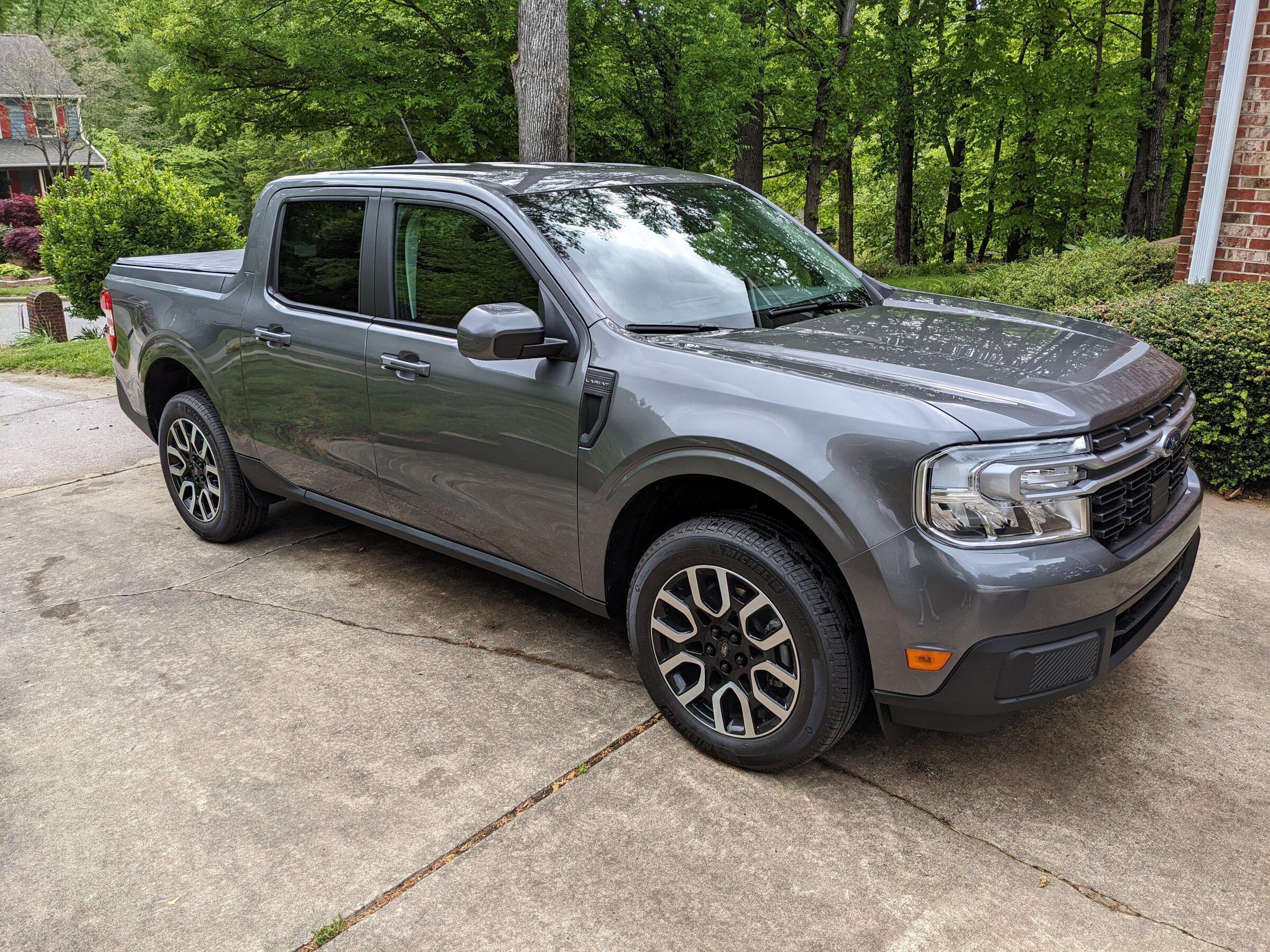 Ford Maverick Swapped the factory lug nuts for black gorilla lugs PXL_20220501_192406712