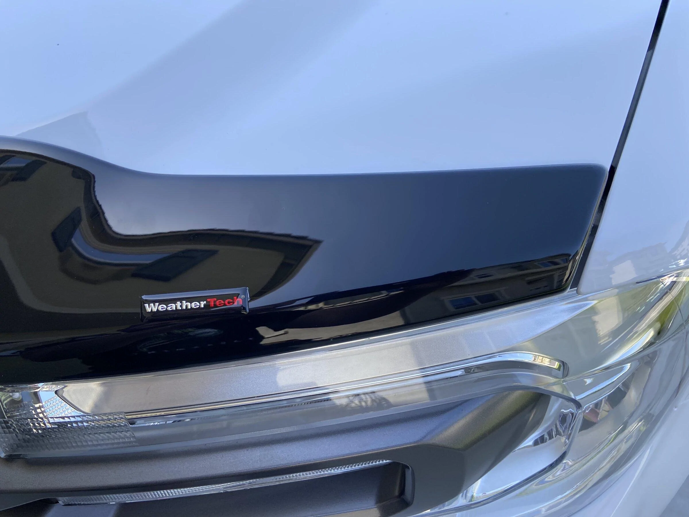 Ford Maverick WeatherTech hood deflector installed 9492C60F-E51C-4EF9-9286-745AD7170109