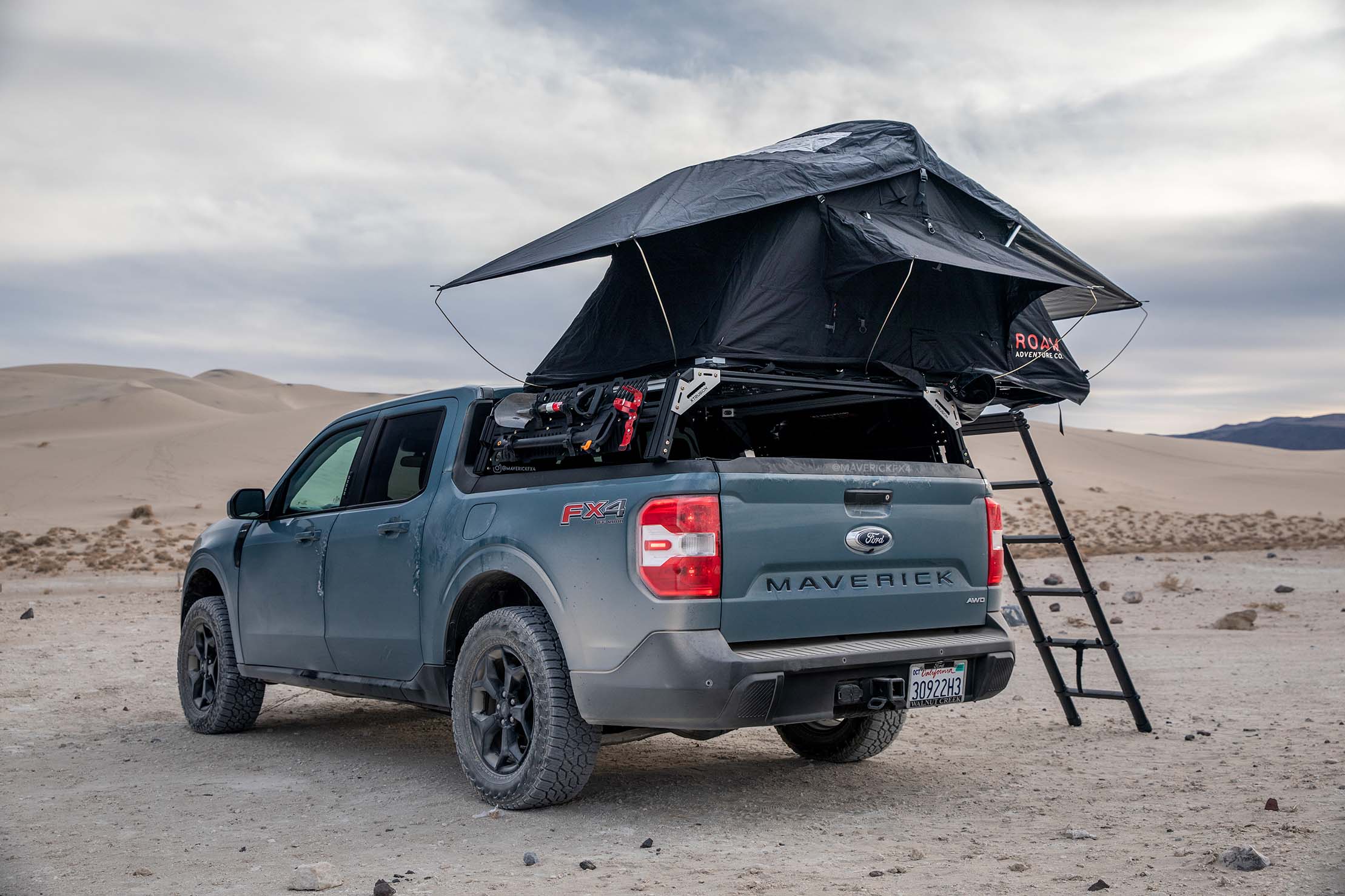Ford Maverick Desert camping in the Maverick! 1Q0A8562