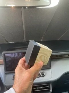 Ford Maverick That awkward cubbie next to the infotainment screen cubbie 2
